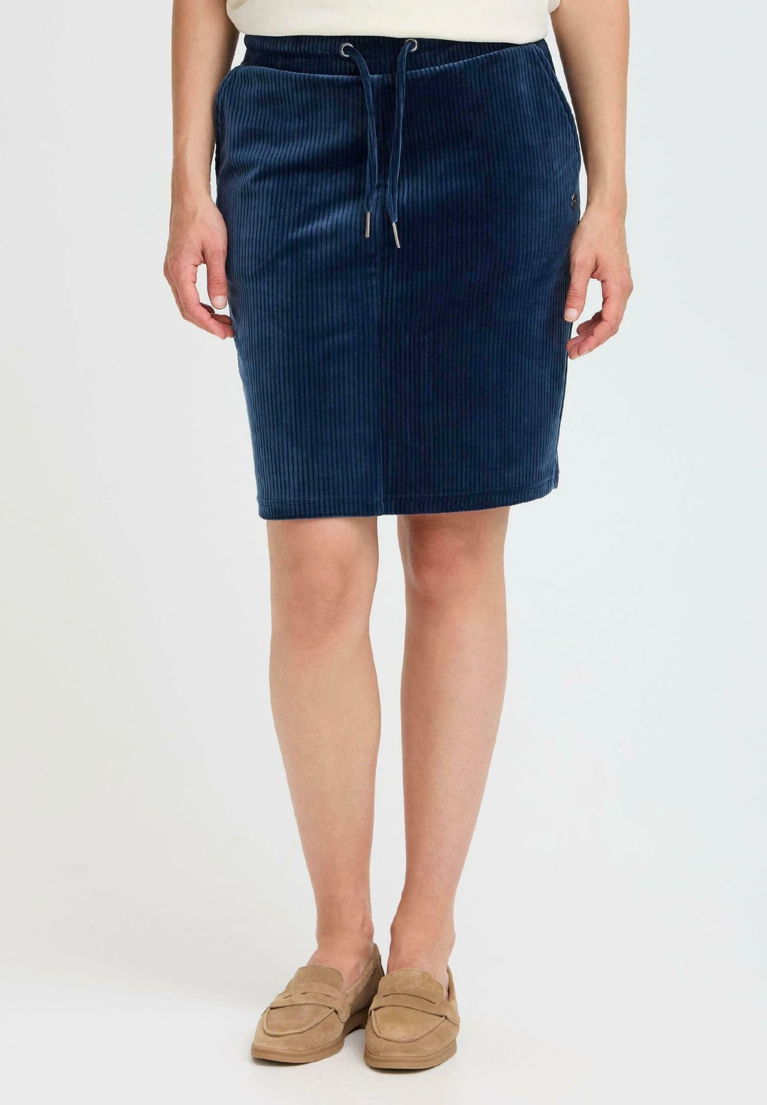 OXMO OXEBBA - Mini Skirt - Dress Blues 1 OXMO OXEBBA - Mini Skirt - Dress Blues