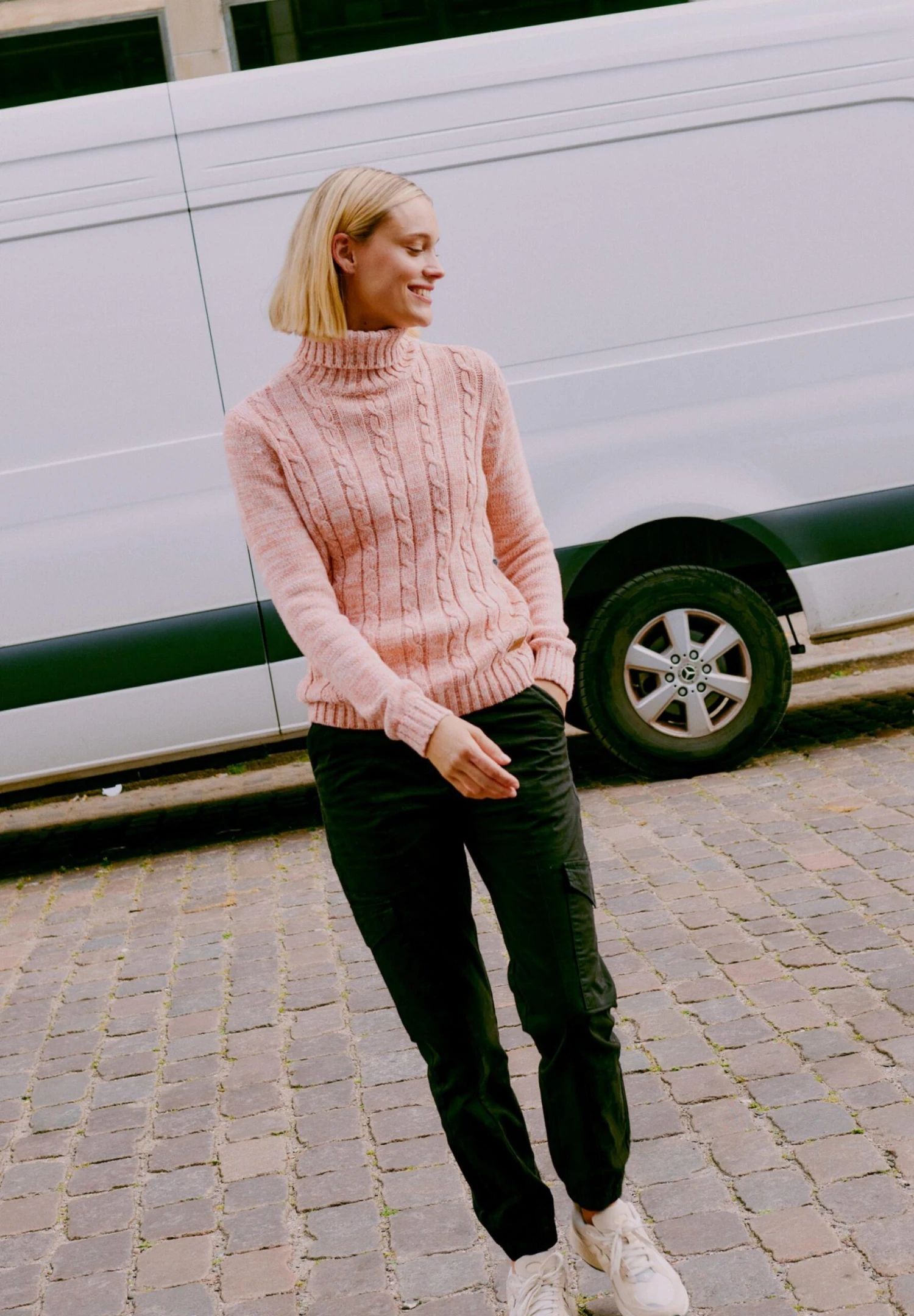 OXMO OXPHILIPA - Jumper - Powder Rose 1 OXMO OXPHILIPA - Jumper - Powder Rose