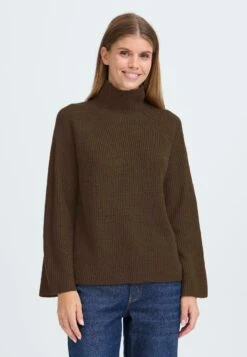 OXMO BMMNELLY TURTLENECK - Jumper - Coffee Bean