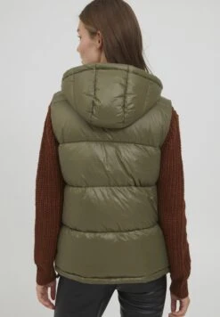 OXMO OXTabita - Waistcoat - Dusty Olive 12 OXMO OXTabita - Waistcoat - Dusty Olive -OXMO Store bac615412a924fcbb1679e8e4304b66e