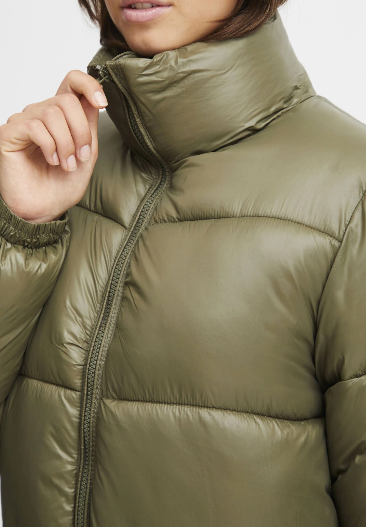 OXMO OXABELONE - Winter Jacket - Dusty Olive 4 OXMO OXABELONE - Winter Jacket - Dusty Olive - Image 4