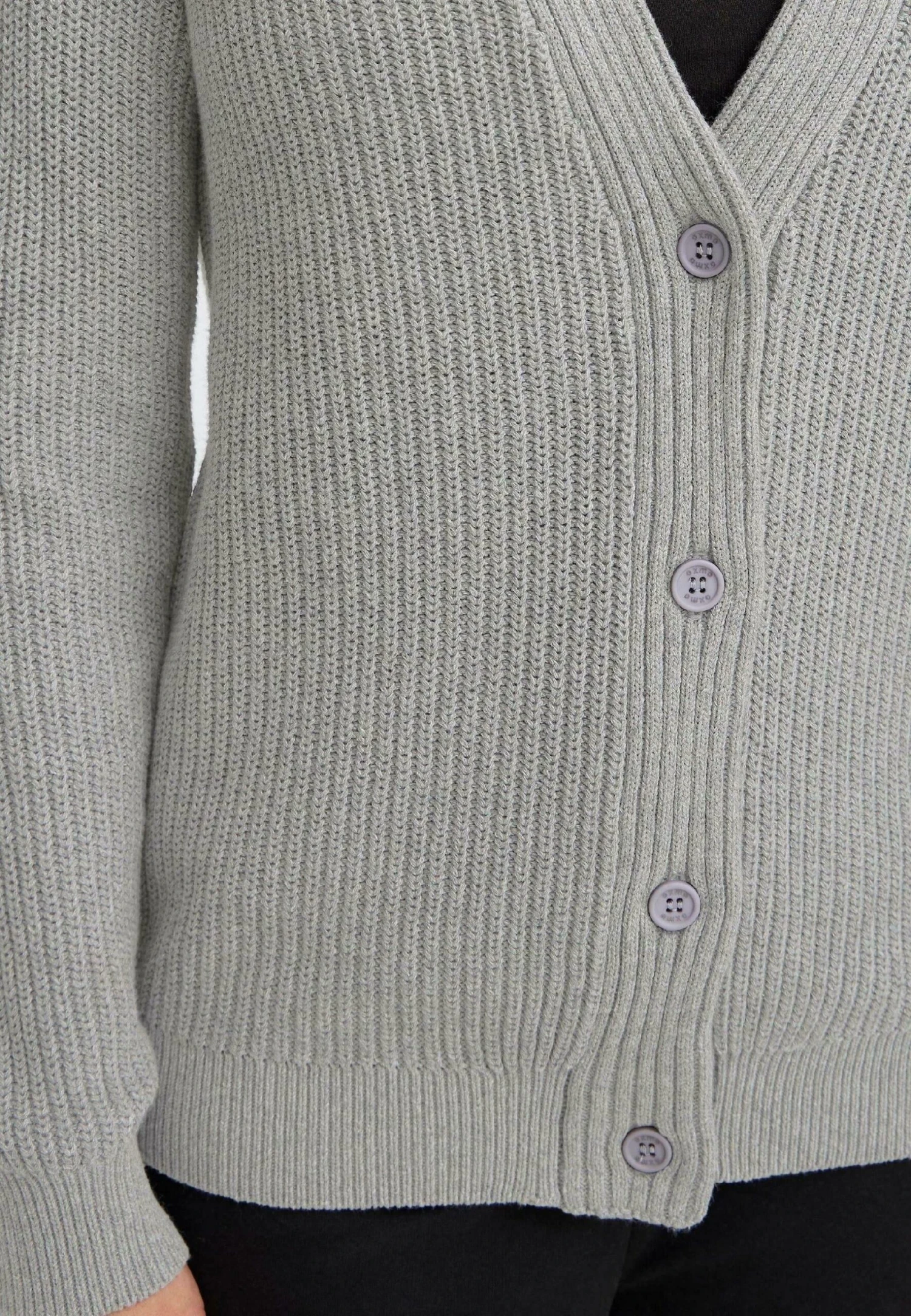 OXMO OXKIMMIE - Cardigan - Griffin Melange 4 OXMO OXKIMMIE - Cardigan - Griffin Melange - Image 4