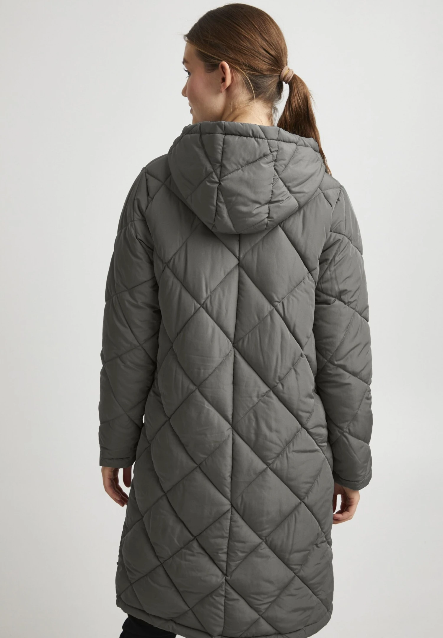 OXMO OXStanca - Winter Coat - Pewter 3 OXMO OXStanca - Winter Coat - Pewter - Image 3