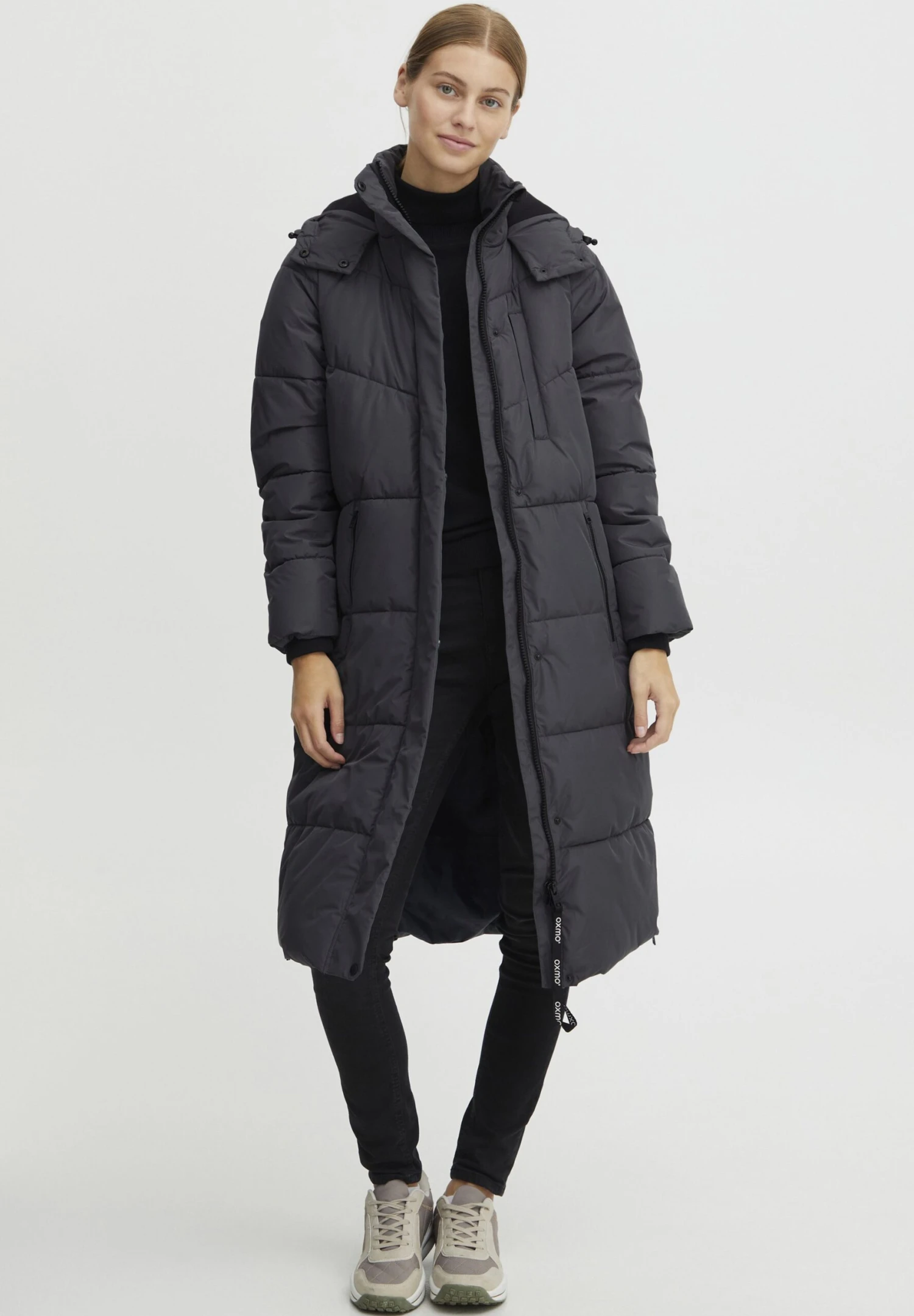 OXMO OXJulie - Winter Coat - Iron Gate 2 OXMO OXJulie - Winter Coat - Iron Gate - Image 2