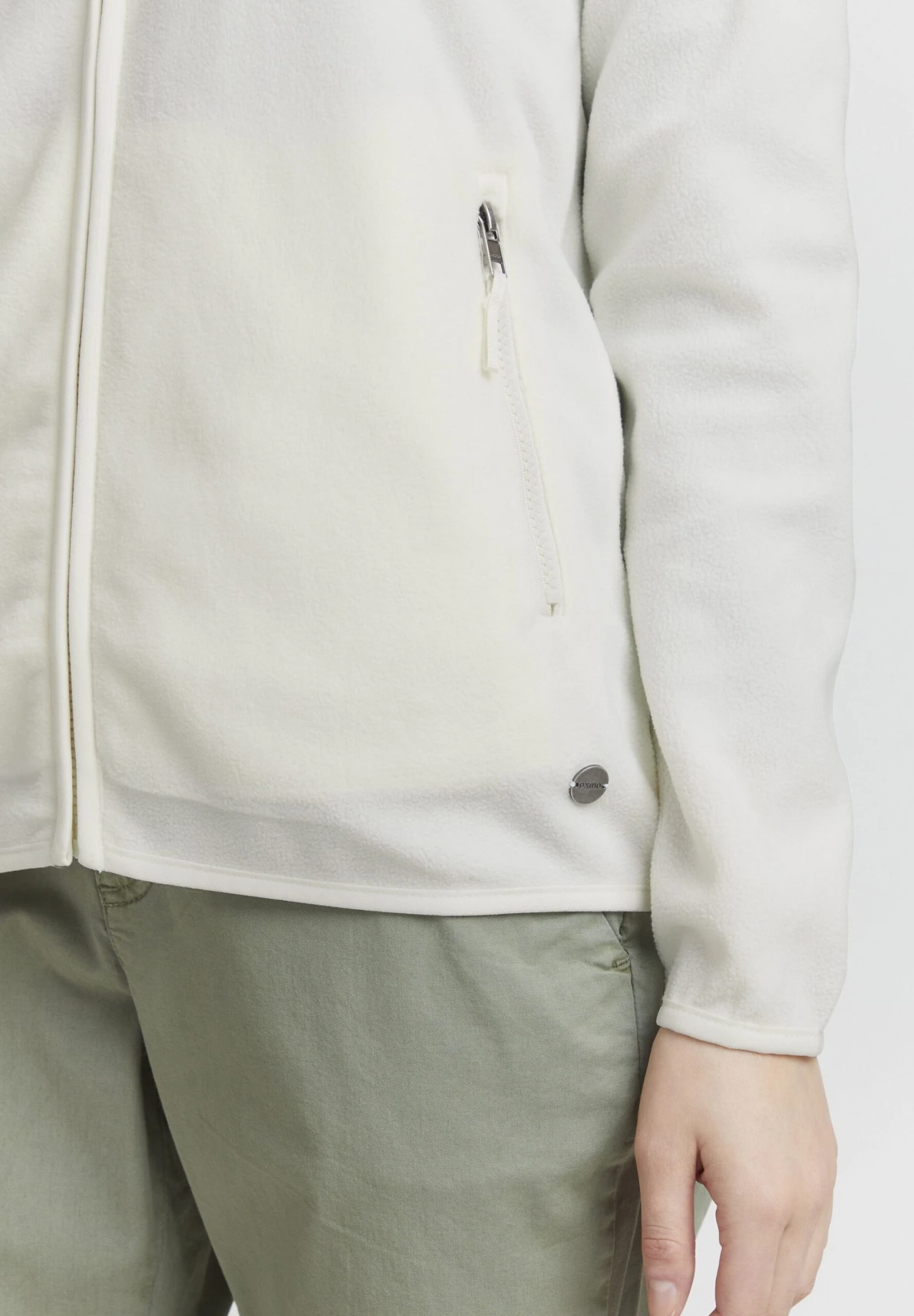 OXMO OXRIKKA - Fleece Jacket - Cloud Dancer 5 OXMO OXRIKKA - Fleece Jacket - Cloud Dancer - Image 5