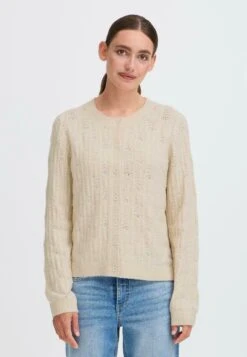 OXMO FRSINVA - Cardigan - Pumice Stone