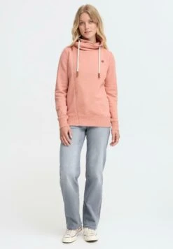 OXMO OXMILLE TUBEZIP - Zip-up Sweatshirt - Cameo Brown Melange -OXMO Store be193d546e884d9db5f3506a53a05470