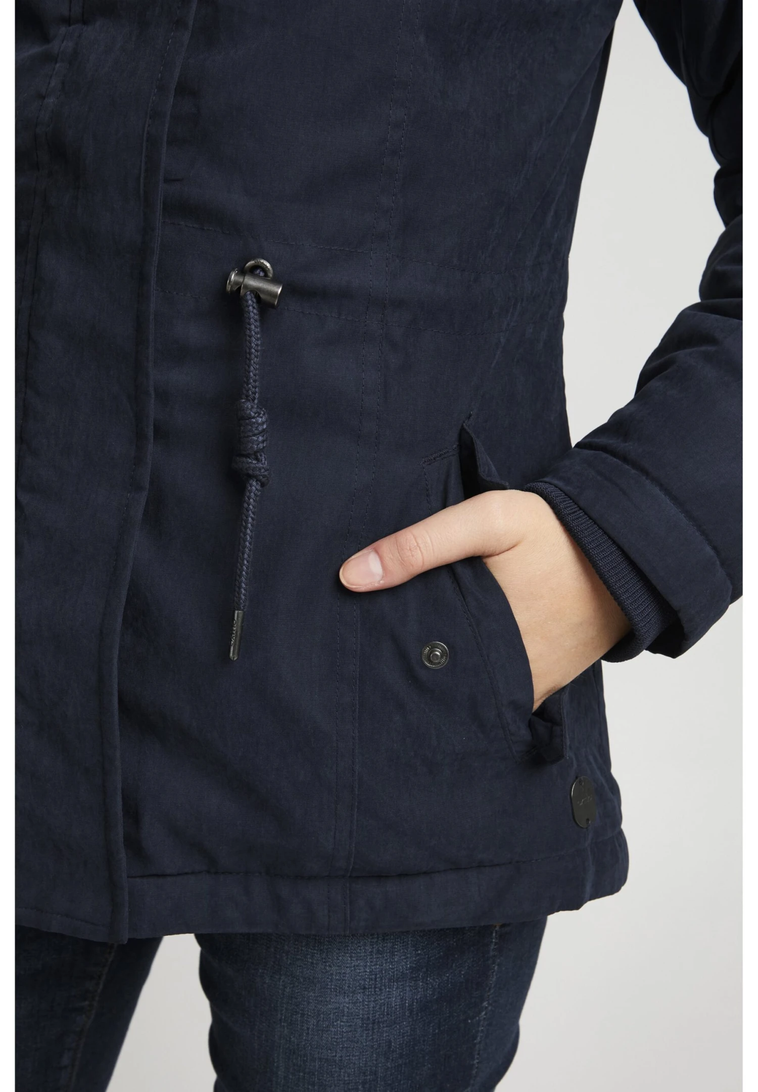 OXMO OXLona - Winter Coat - Total Eclipse 5 OXMO OXLona - Winter Coat - Total Eclipse - Image 5