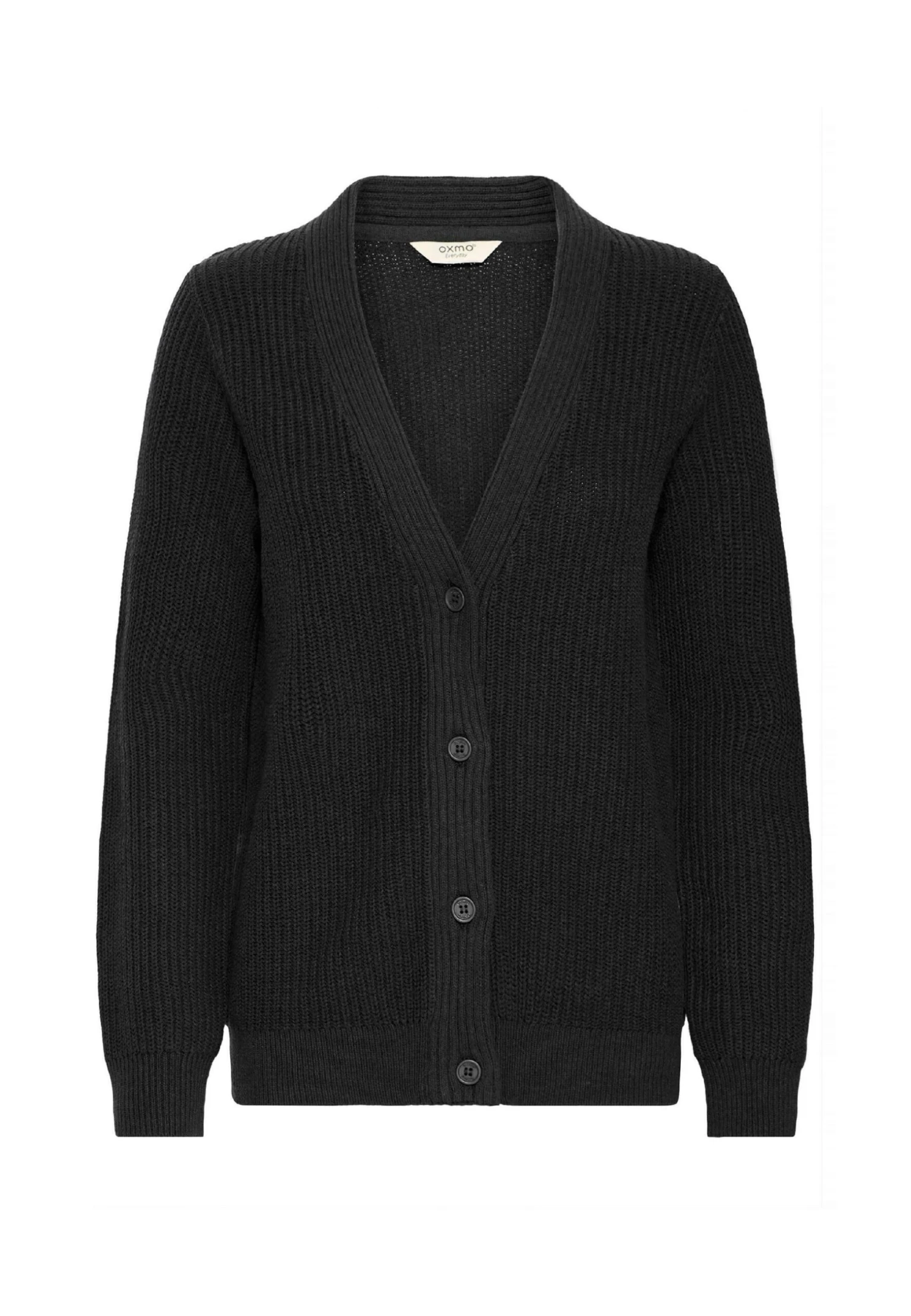 OXMO OXKIMMIE - Cardigan - True Black 6 OXMO OXKIMMIE - Cardigan - True Black - Image 6