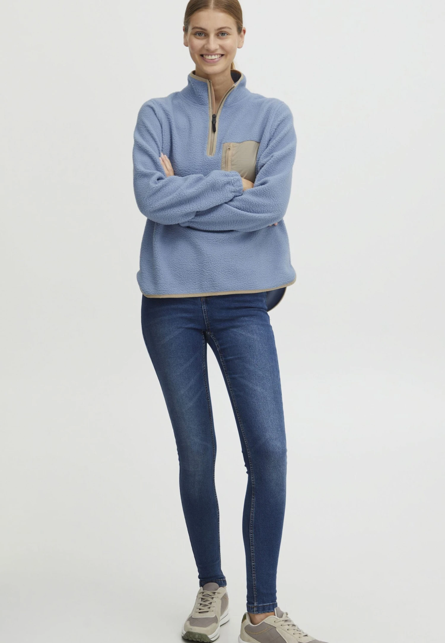 OXMO OXPIALA - Fleece Jumper - Infinity 2 OXMO OXPIALA - Fleece Jumper - Infinity - Image 2