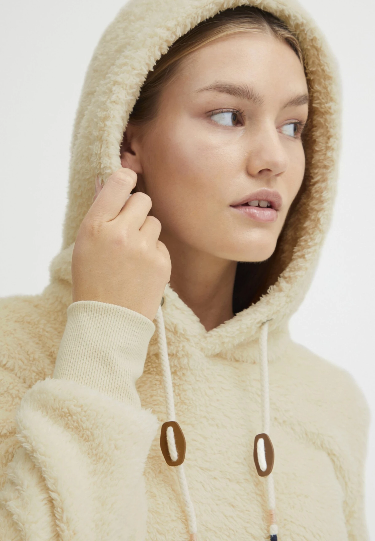 OXMO OXAnniken - Fleece Jumper - Cloud Dancer 5 OXMO OXAnniken - Fleece Jumper - Cloud Dancer - Image 5