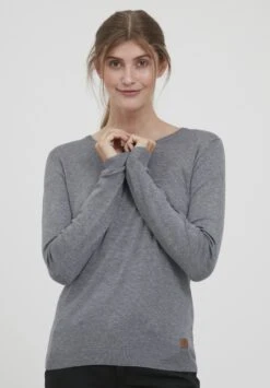 OXMO OXEDDA - Jumper - Grey Mel