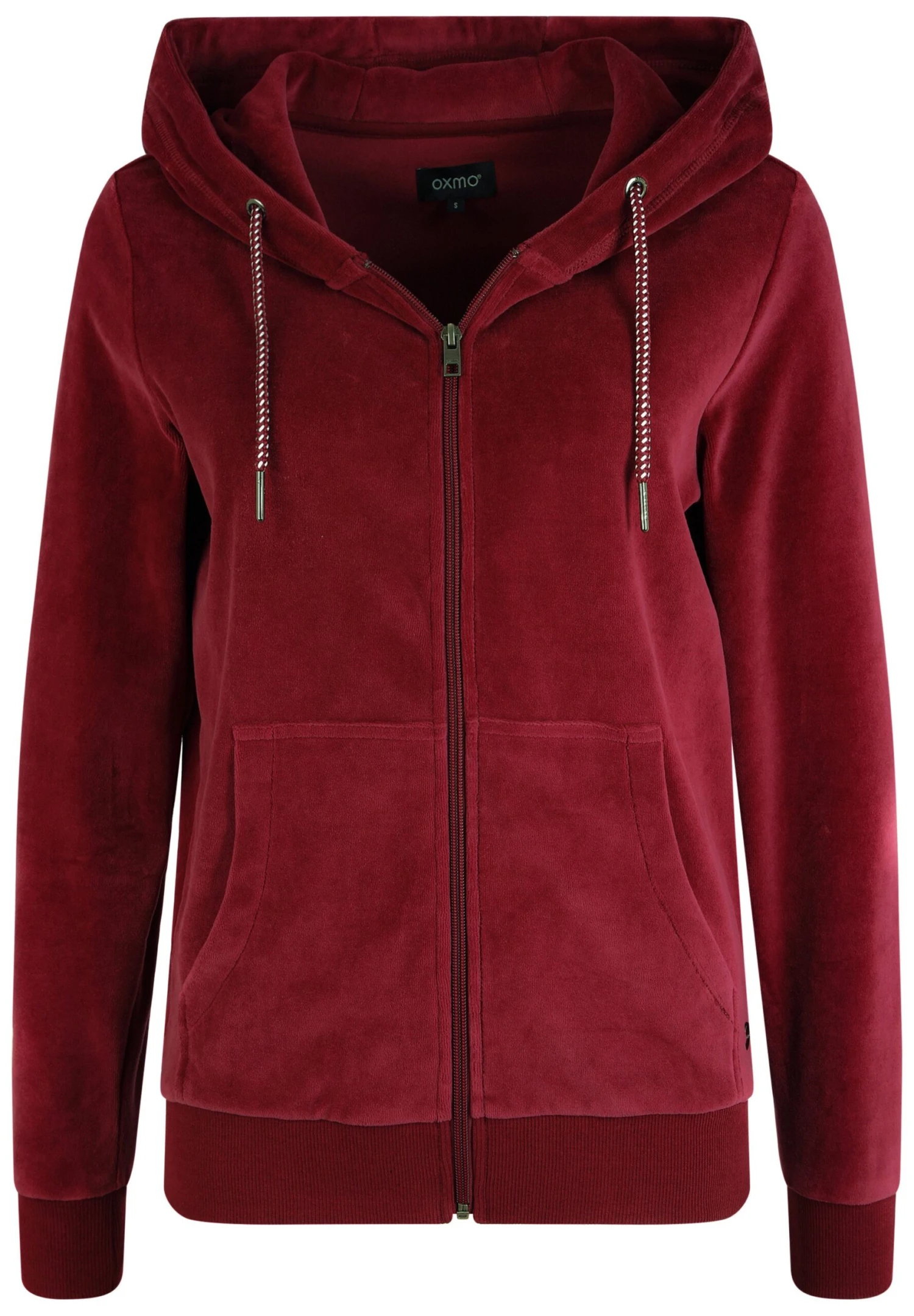 OXMO OXVICKY - Zip-up Sweatshirt - Wine Red 6 OXMO OXVICKY - Zip-up Sweatshirt - Wine Red - Image 6