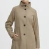OXMO OXValerine - Classic Coat - Dune Melange