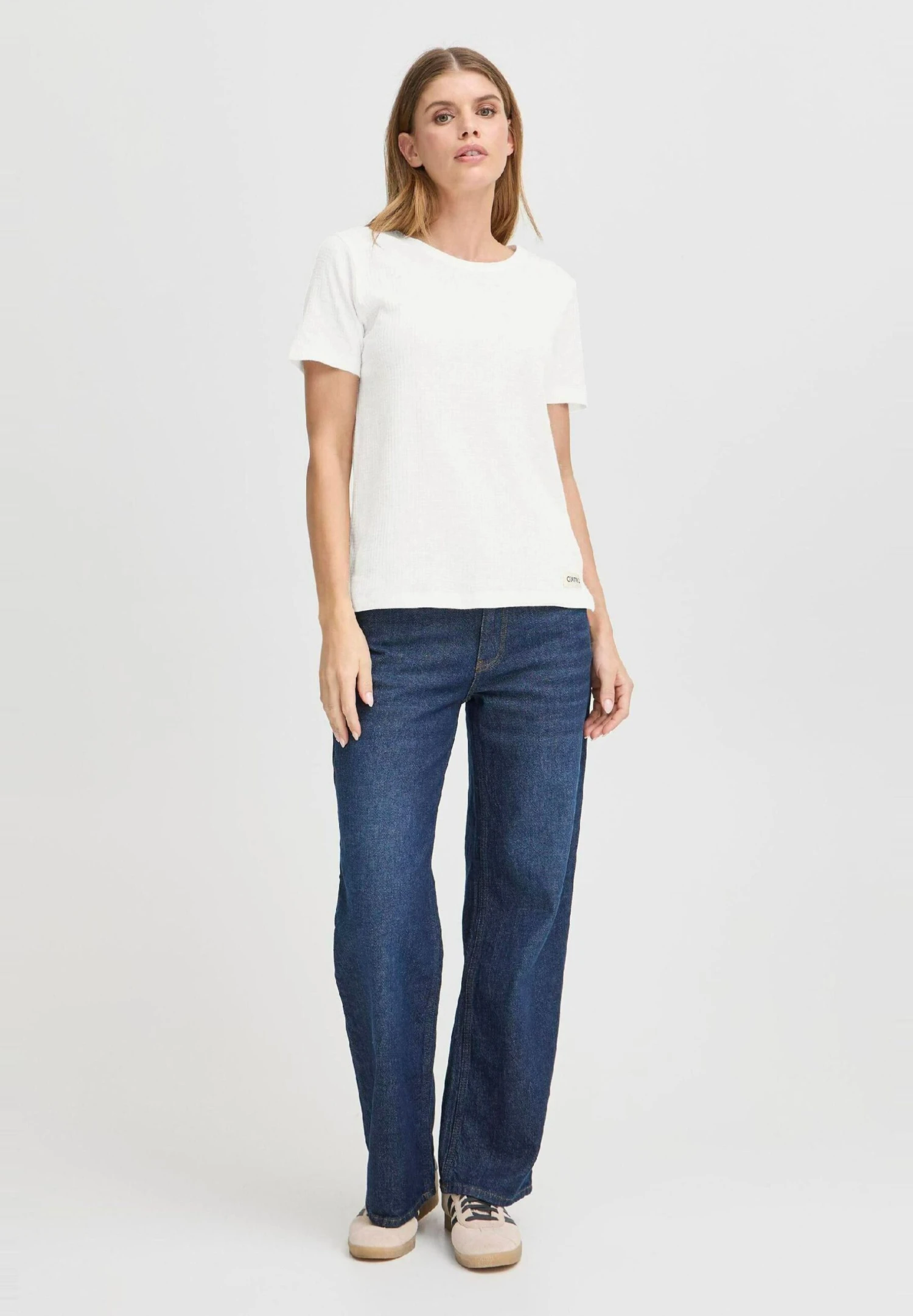 OXMO OXPIM - Basic T-shirt - Off White 4 OXMO OXPIM - Basic T-shirt - Off White - Image 4