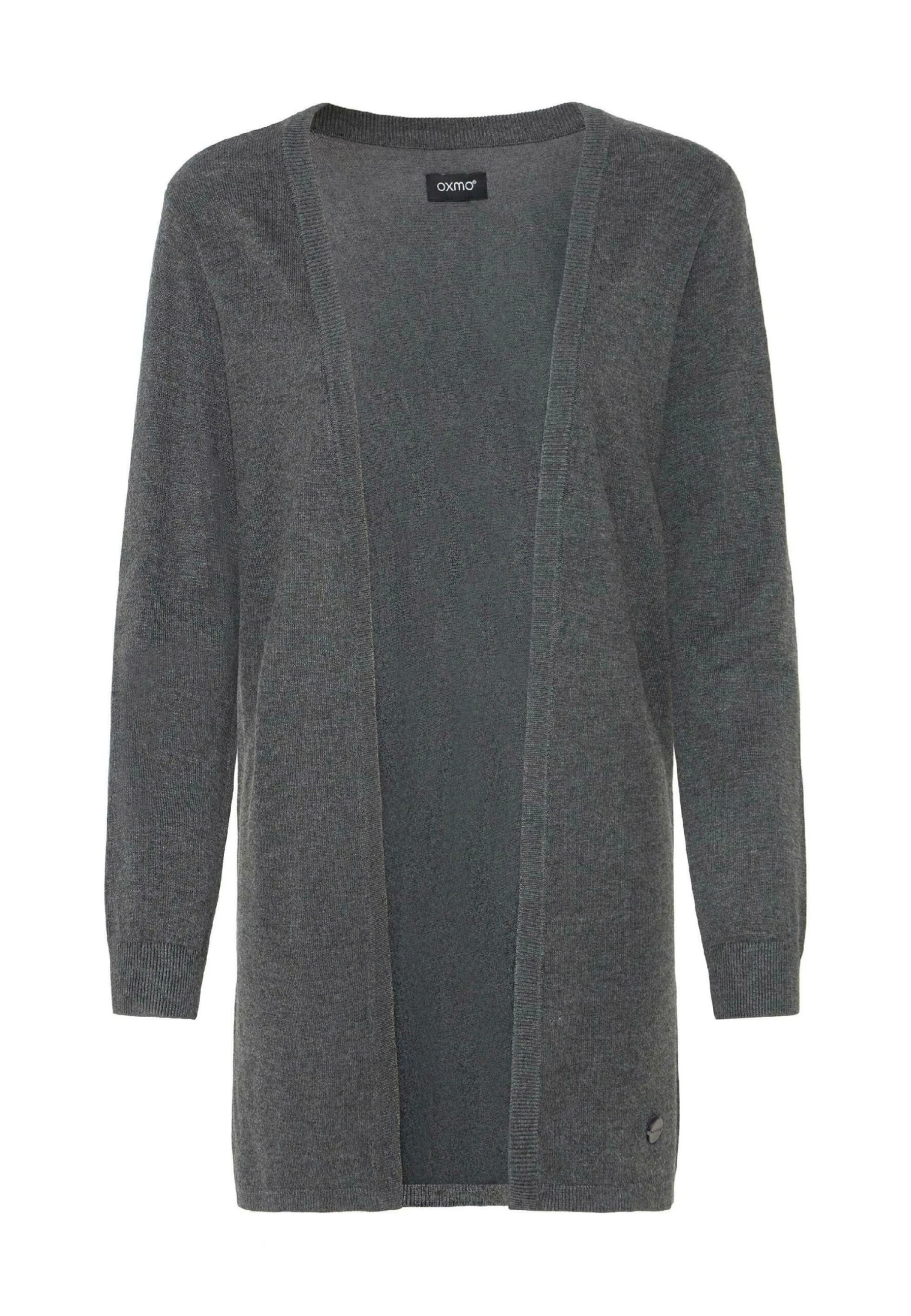 OXMO OXAIDA - Cardigan - Dark Grey Melange 6 OXMO OXAIDA - Cardigan - Dark Grey Melange - Image 6