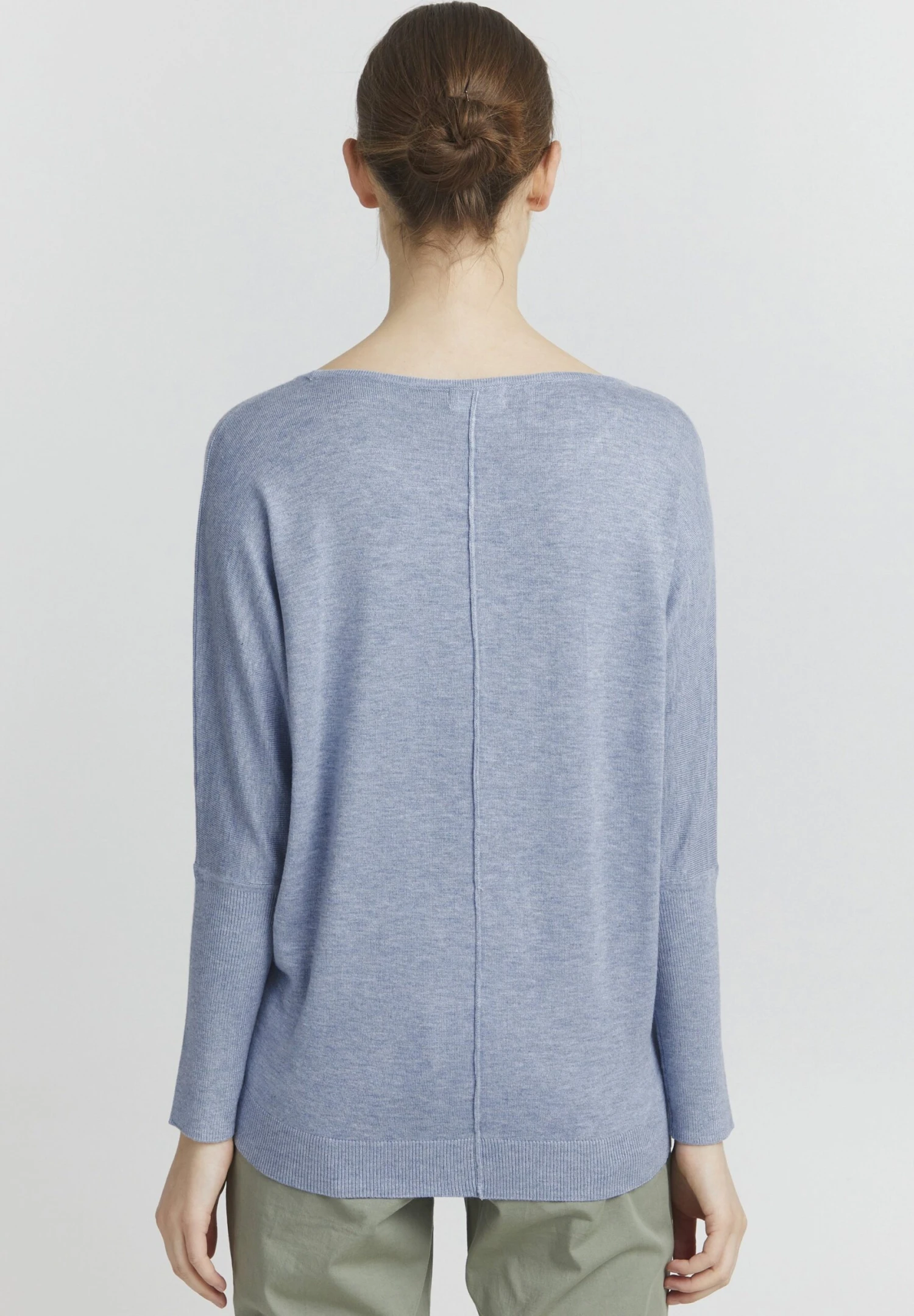 OXMO OXHerdis - Jumper - Kentucky Blue Melange 3 OXMO OXHerdis - Jumper - Kentucky Blue Melange - Image 3