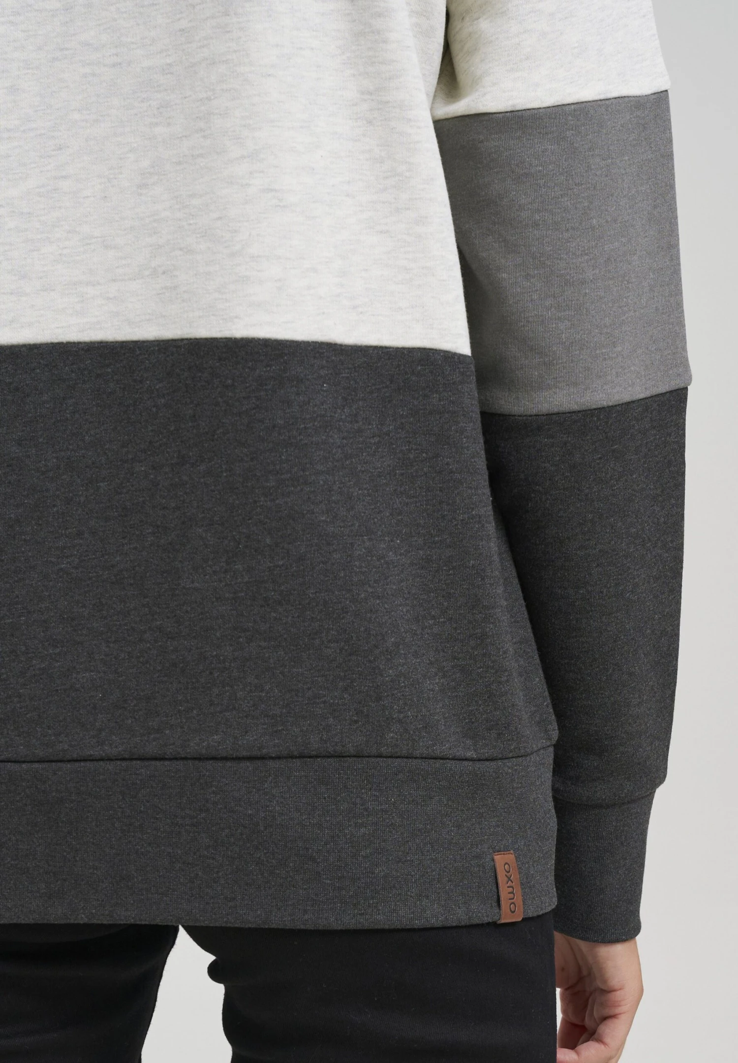 OXMO OXTRINE - Sweatshirt - Oyster Grey Melange 5 OXMO OXTRINE - Sweatshirt - Oyster Grey Melange - Image 5
