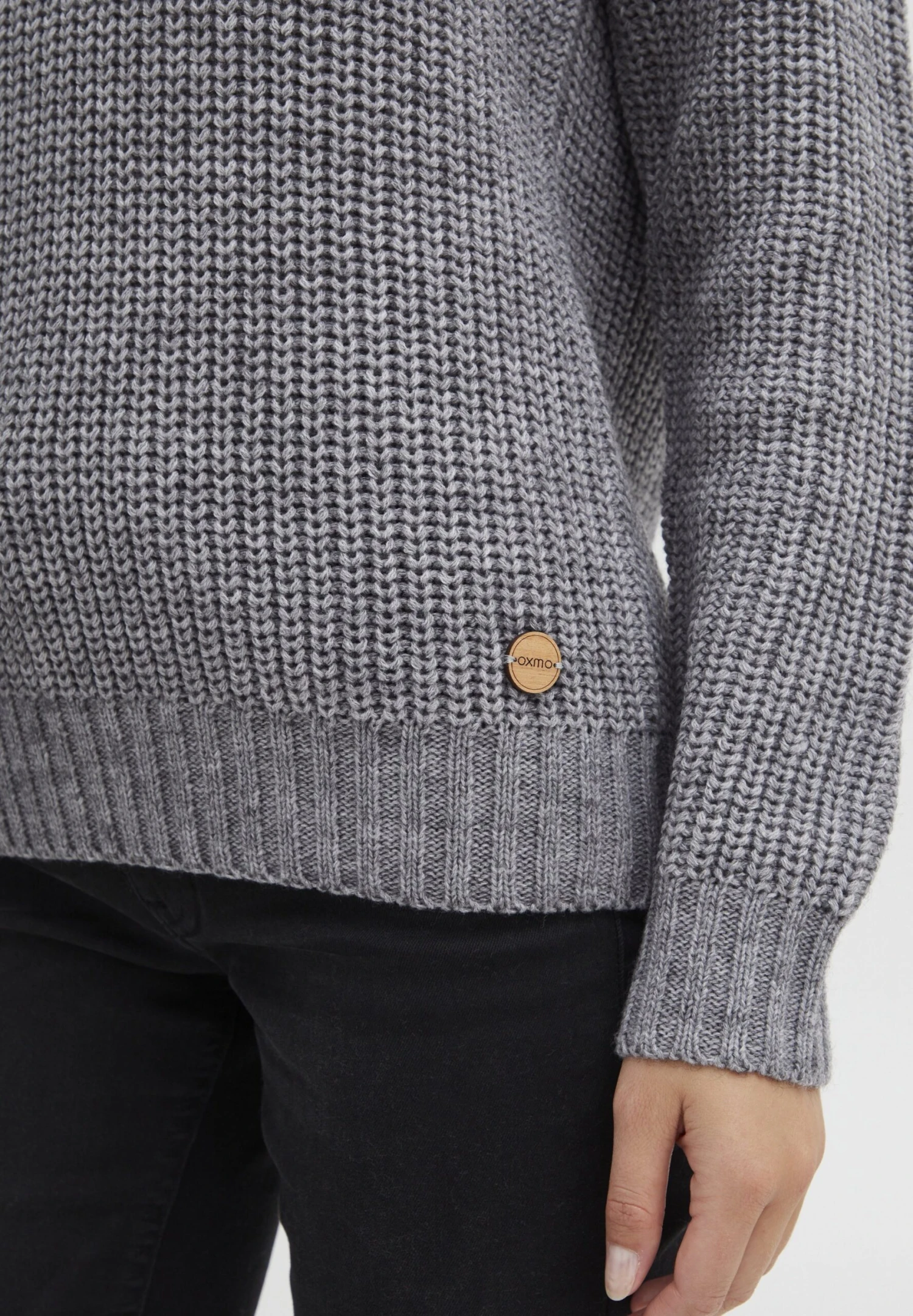 OXMO OXNanny - Jumper - Medium Grey Melange 5 OXMO OXNanny - Jumper - Medium Grey Melange - Image 5