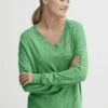 OXMO OXHelle - Jumper - Ming Green Melange