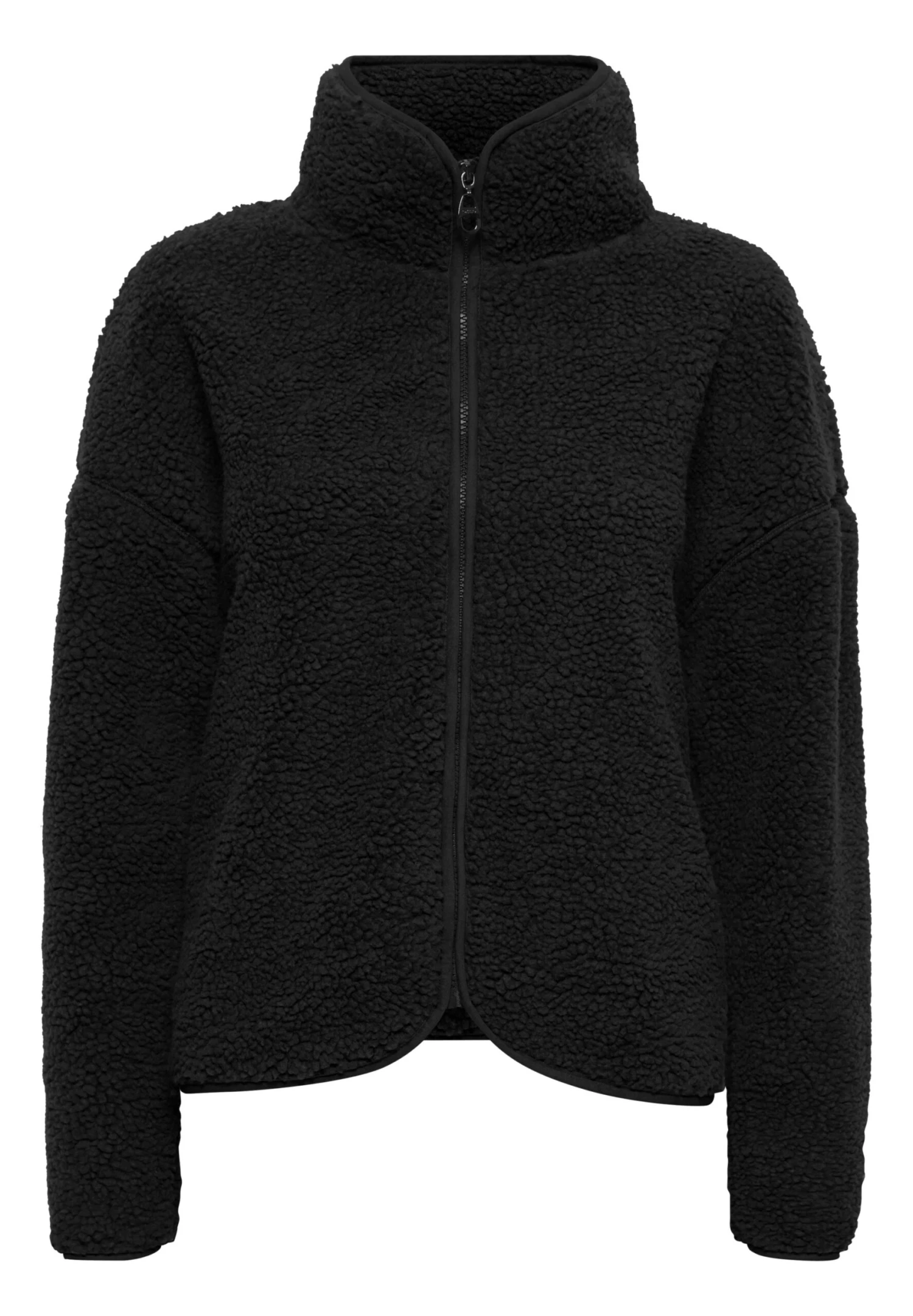 OXMO OXTonje - Fleece Jacket - Black 6 OXMO OXTonje - Fleece Jacket - Black - Image 6