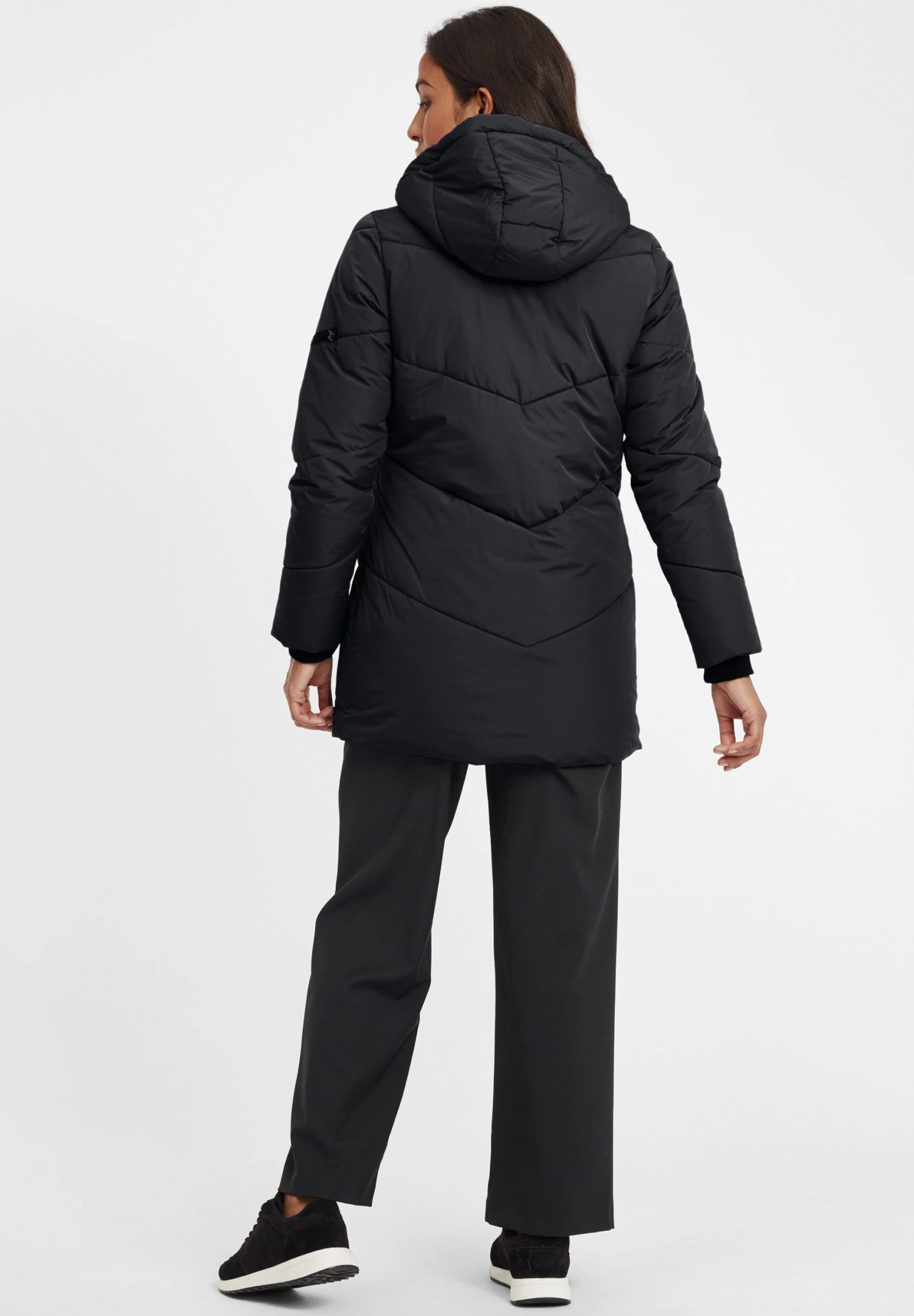 OXMO OXJunchen - Winter Coat - Black 3 OXMO OXJunchen - Winter Coat - Black - Image 3