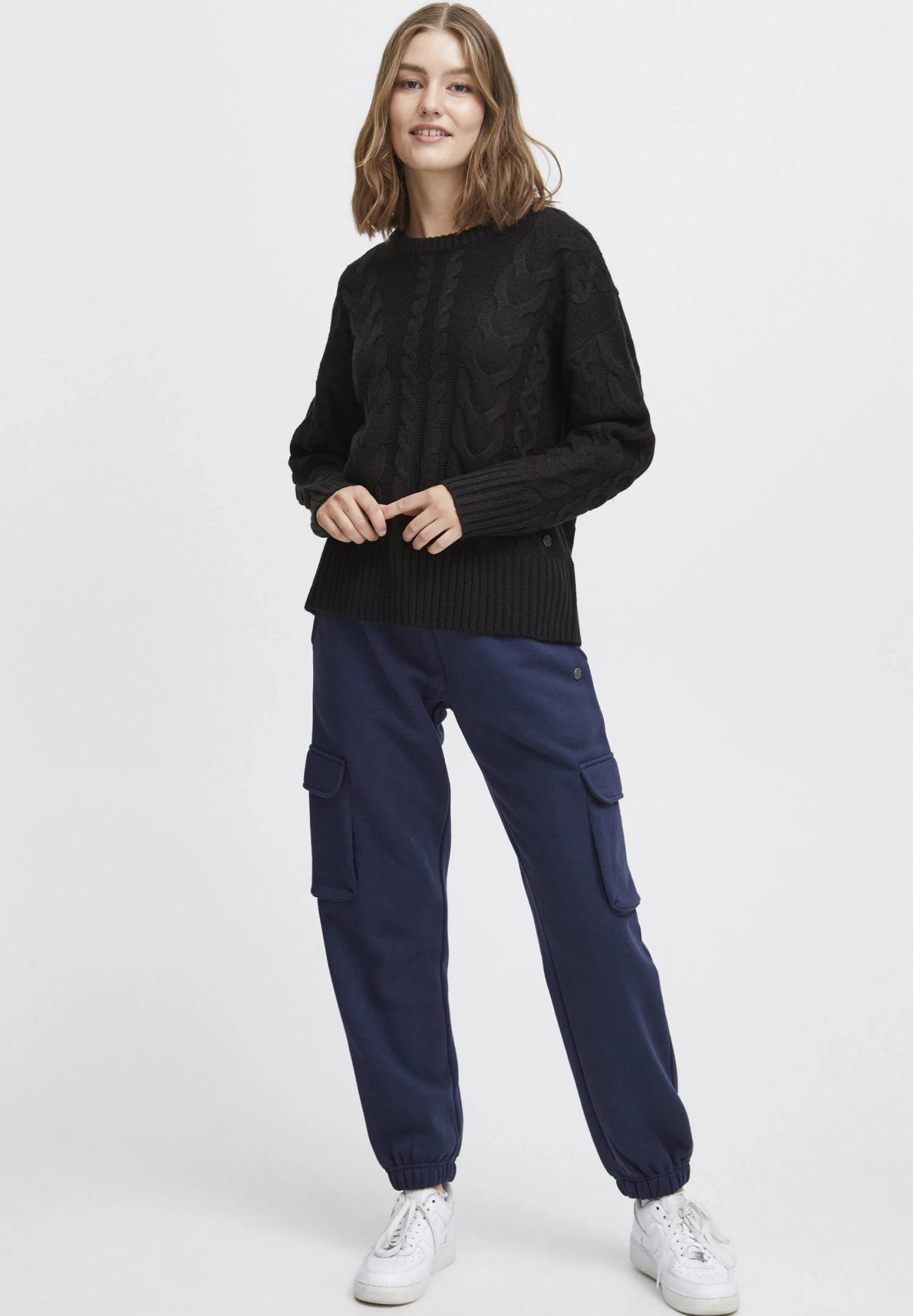 OXMO OXOTANA - Jumper - Black 2 OXMO OXOTANA - Jumper - Black - Image 2