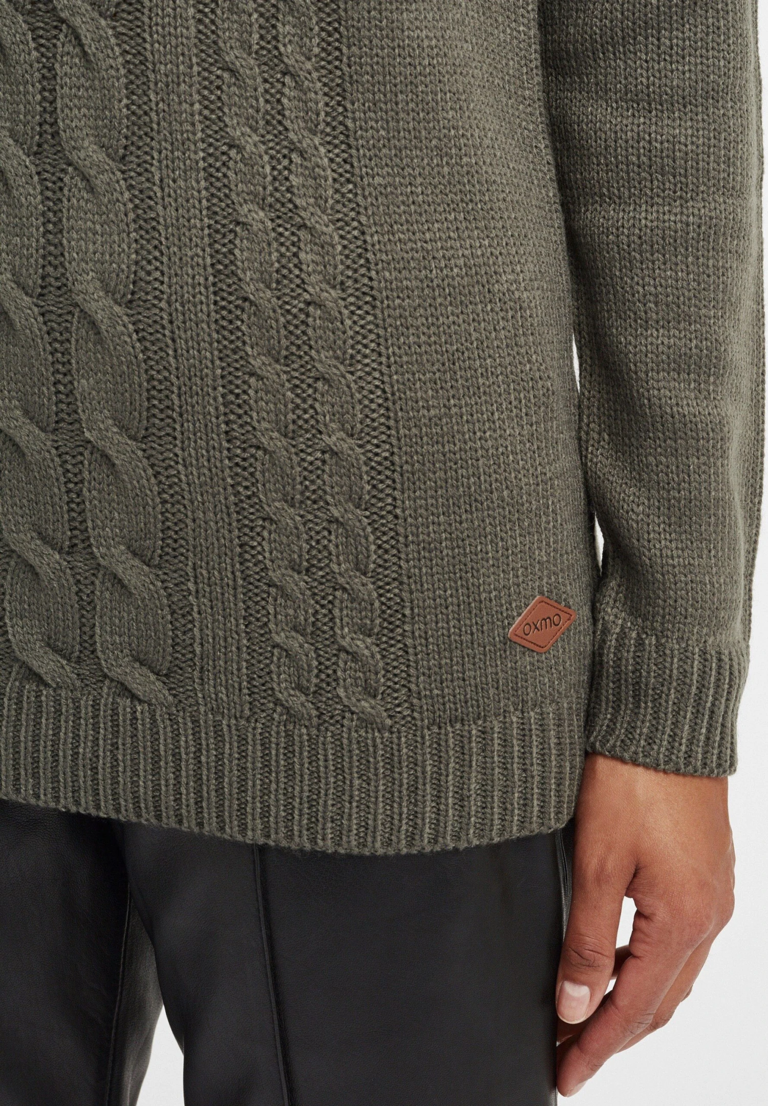 OXMO OXCable - Hoodie - Dark Grey 5 OXMO OXCable - Hoodie - Dark Grey - Image 5