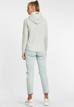 OXMO OXAMINA - Hoodie - Oyster Grey Melange -OXMO Store c45bd5ff615841beb4eb72bfcf27459d