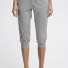 OXMO OXODDA REGULAR FIT - Tracksuit Bottoms - Light Grey Melange