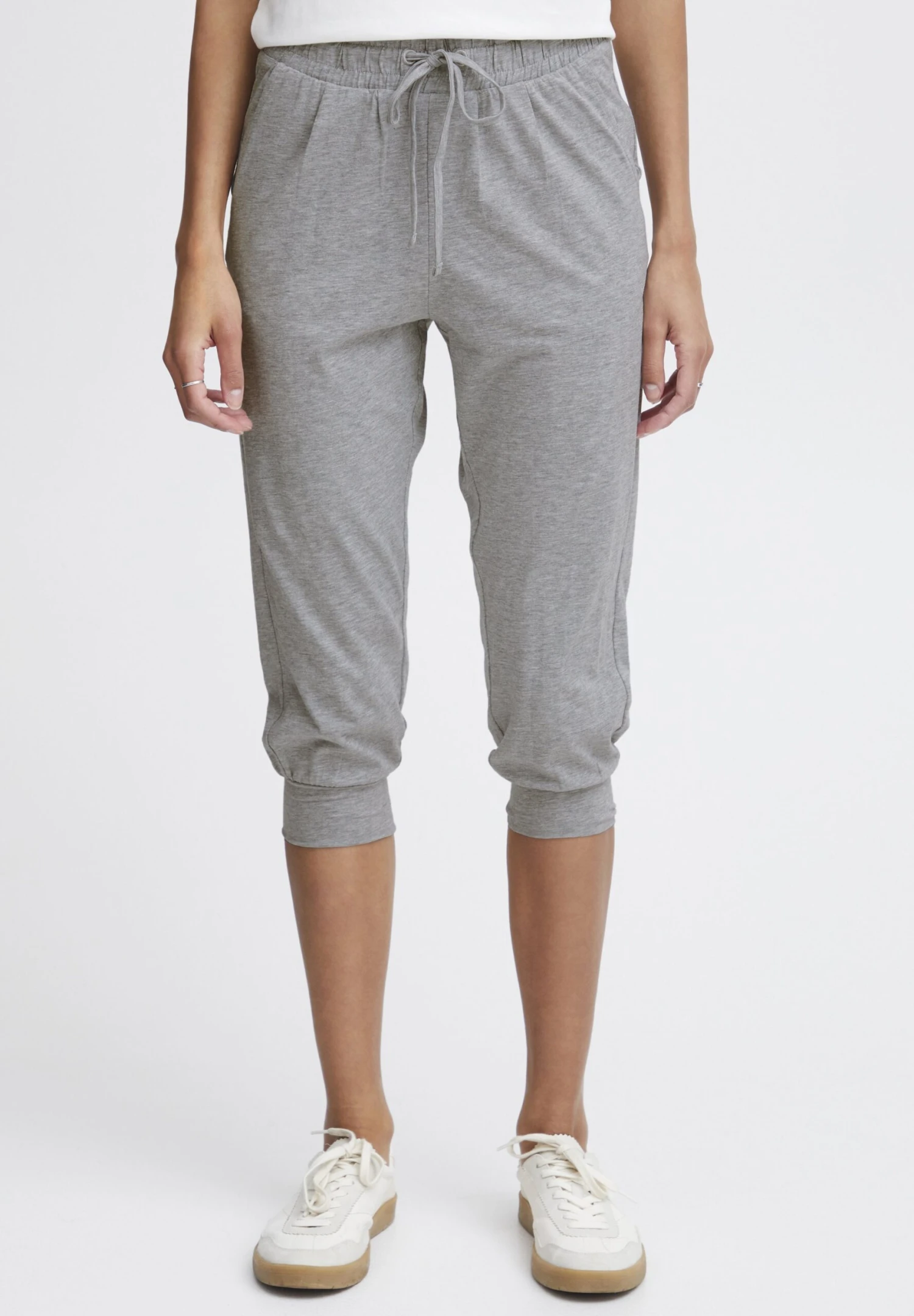 OXMO OXODDA REGULAR FIT - Tracksuit Bottoms - Light Grey Melange 1 OXMO OXODDA REGULAR FIT - Tracksuit Bottoms - Light Grey Melange