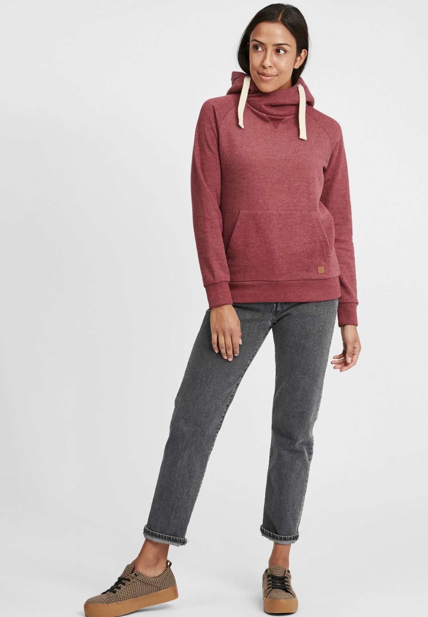 OXMO OXJulia - Hoodie - Zinfandel Teddy 2 OXMO OXJulia - Hoodie - Zinfandel Teddy - Image 2
