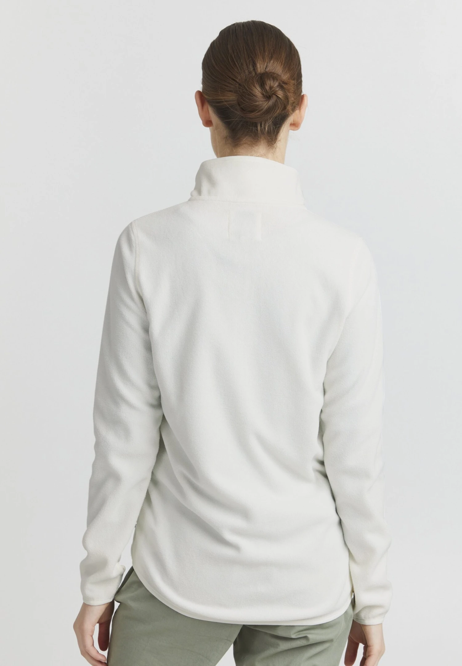 OXMO OXRIKKA - Fleece Jacket - Cloud Dancer 3 OXMO OXRIKKA - Fleece Jacket - Cloud Dancer - Image 3
