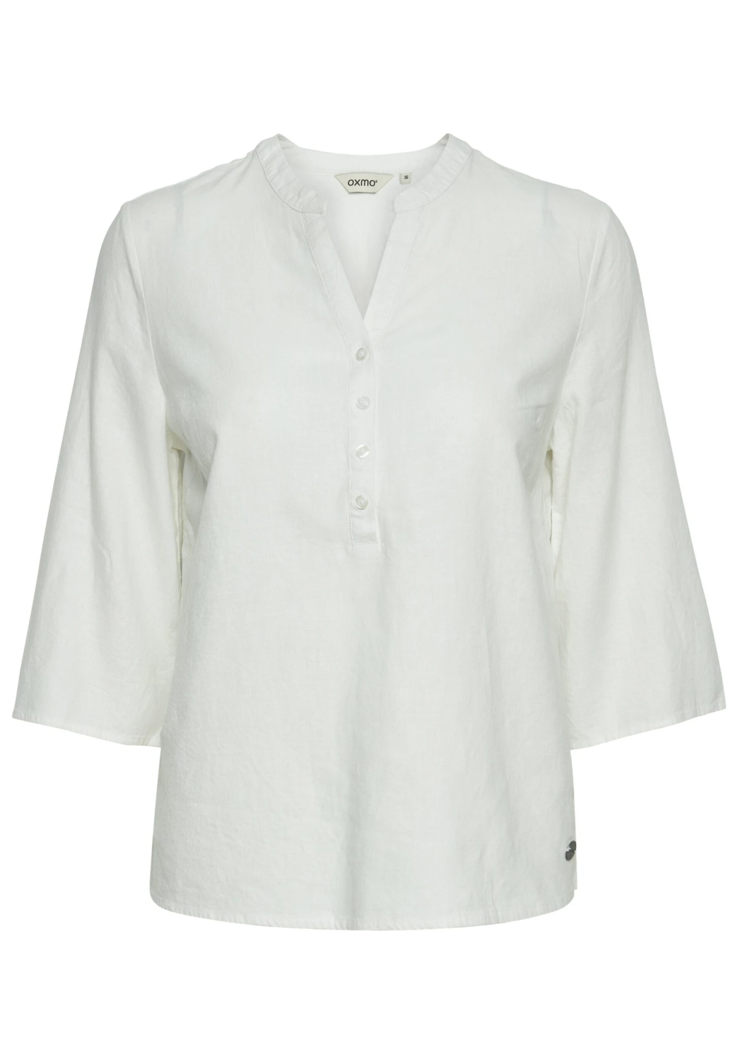 OXMO OXANEA LEINEN MIX - Blouse - Seagrass Mix 7 OXMO OXANEA LEINEN MIX - Blouse - Seagrass Mix - Image 7