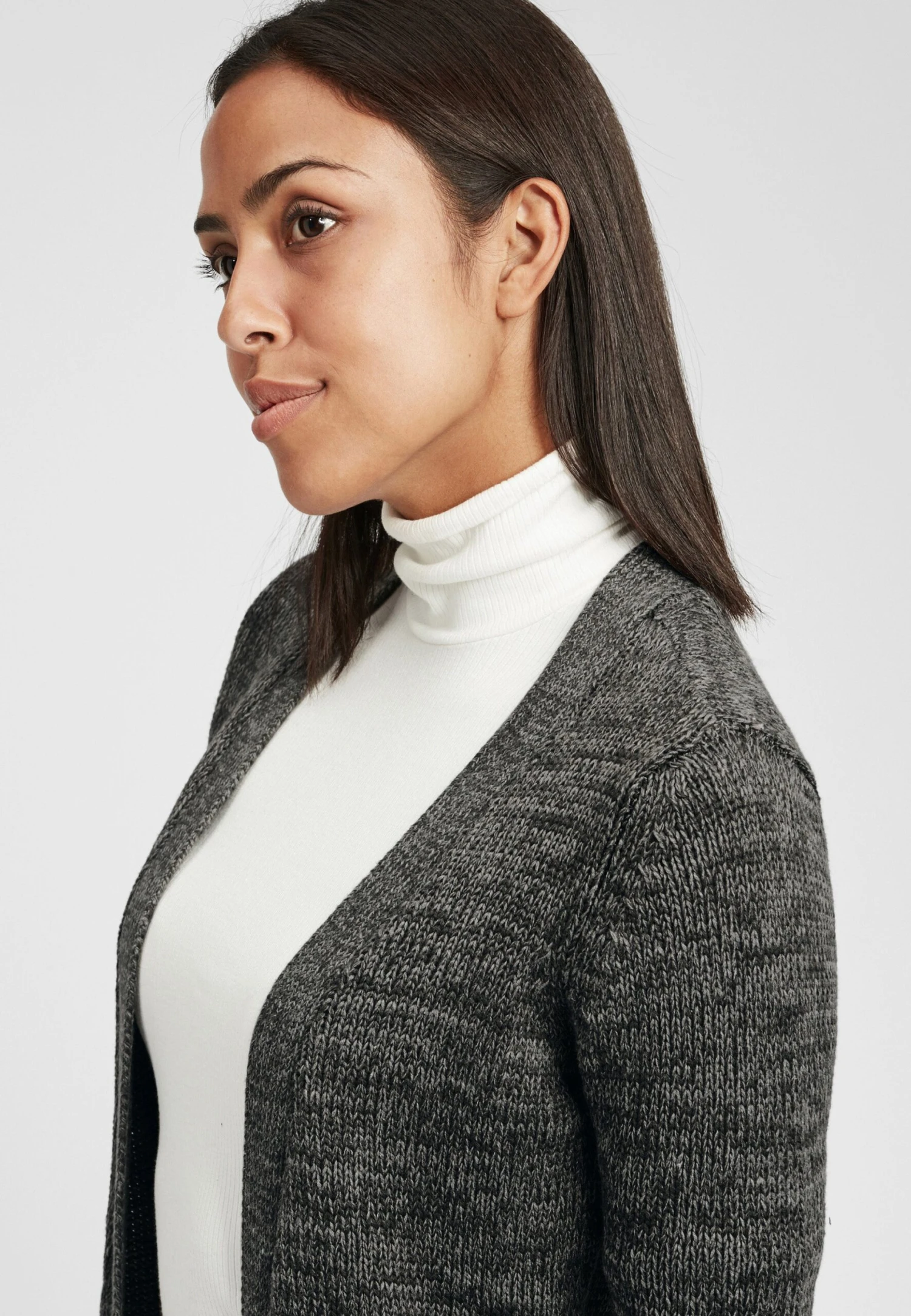 OXMO OXPHILETTA - Cardigan - Black 4 OXMO OXPHILETTA - Cardigan - Black - Image 4