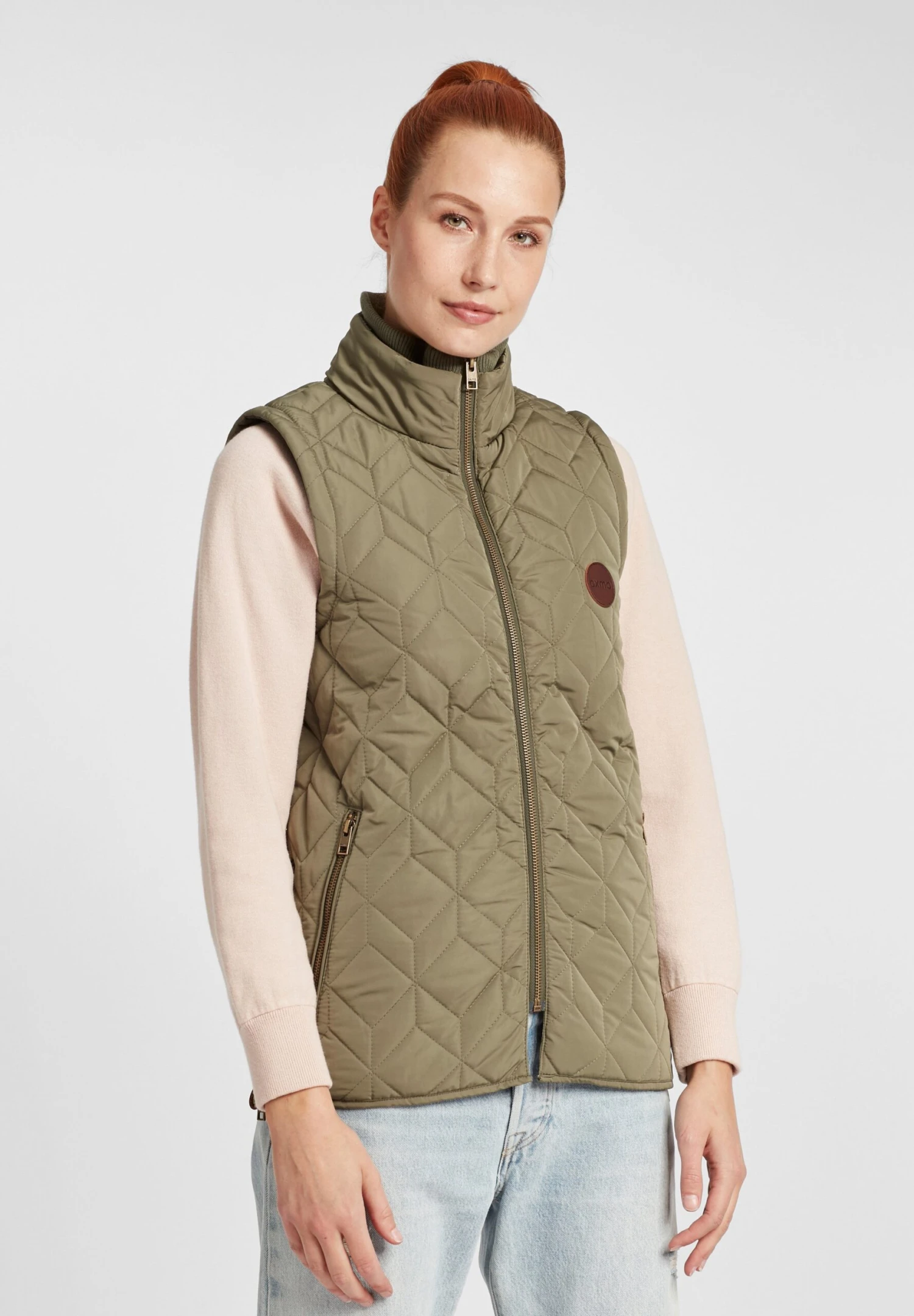 OXMO OXALITA - Waistcoat - Hedge 1 OXMO OXALITA - Waistcoat - Hedge