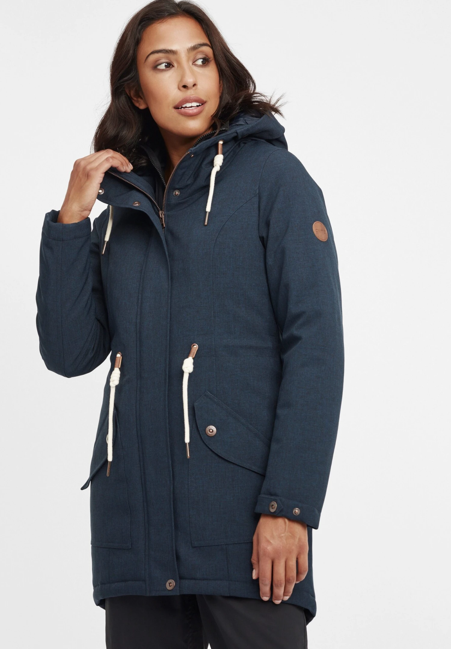 OXMO OXMelly - Winter Coat - Insignia Blue 1 OXMO OXMelly - Winter Coat - Insignia Blue