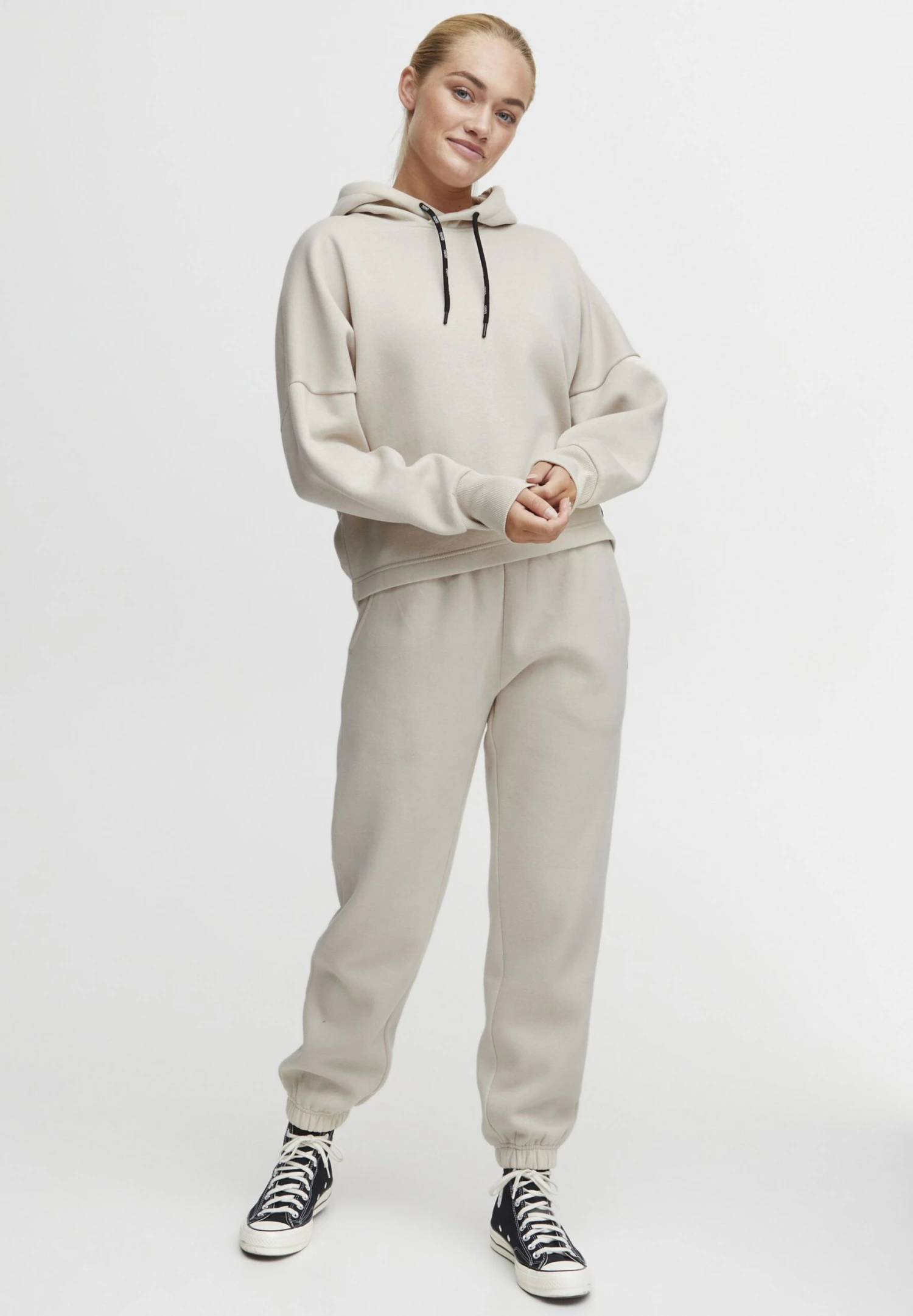 OXMO OXSANNI - Hoodie - Oyster 2 OXMO OXSANNI - Hoodie - Oyster - Image 2