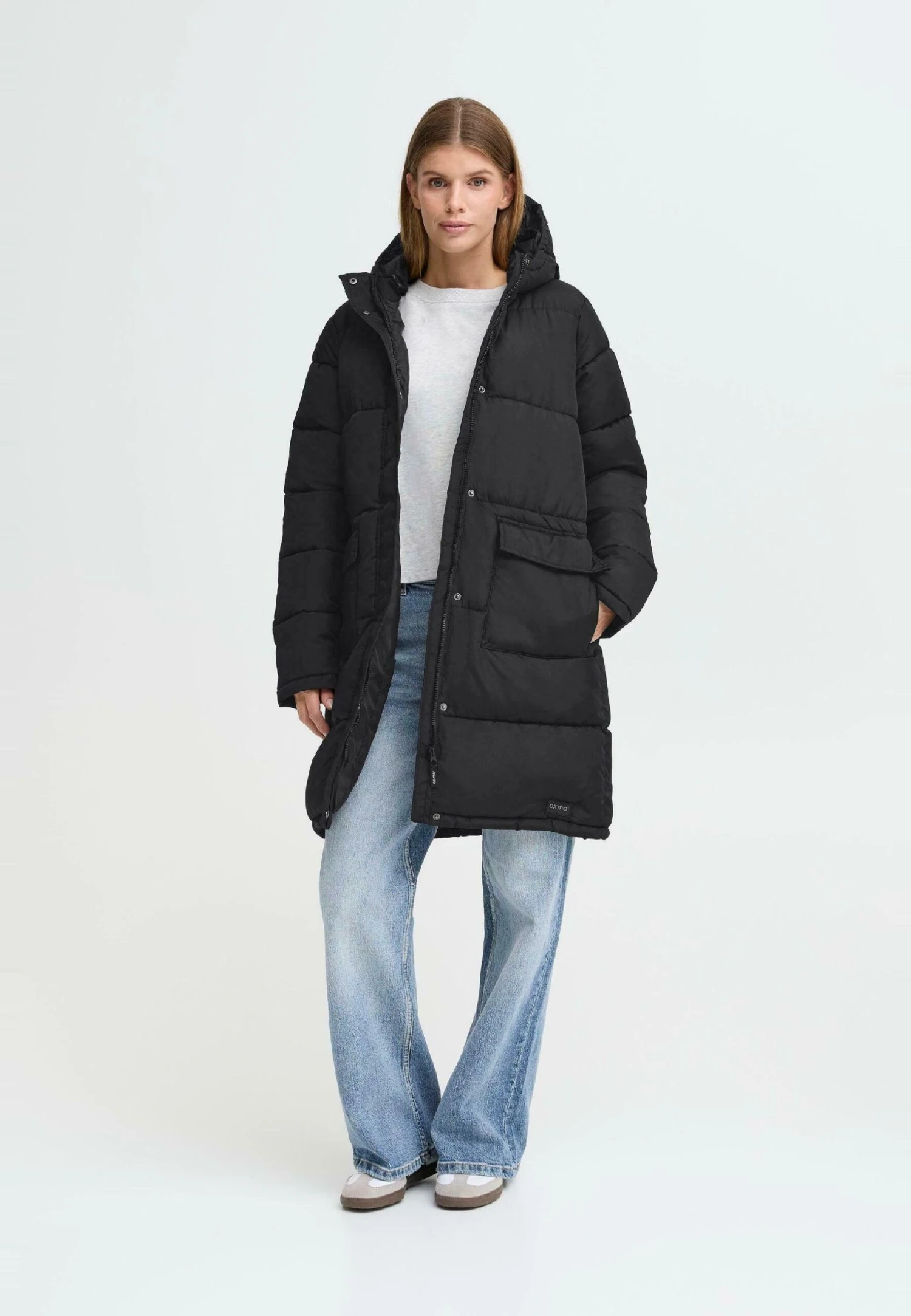 OXMO OX LONG - Winter Coat - Black 2 OXMO OX LONG - Winter Coat - Black - Image 2