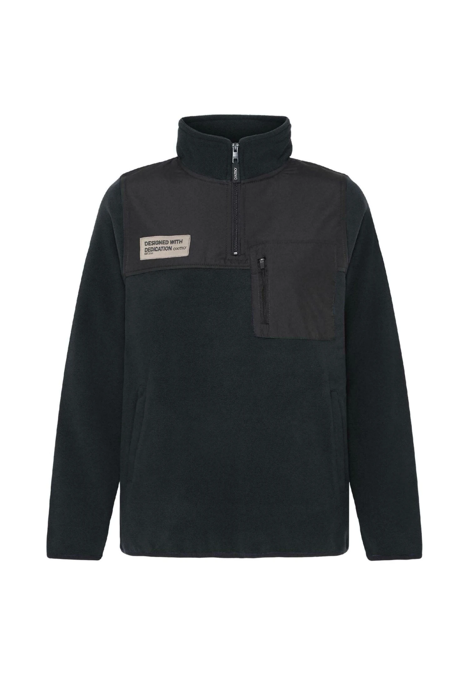 OXMO OXNETE HALFZIP - Fleece Jumper - Dress Blues 8 OXMO OXNETE HALFZIP - Fleece Jumper - Dress Blues - Image 8