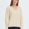 OXMO IHCALLIE - Jumper - Oatmeal Melange