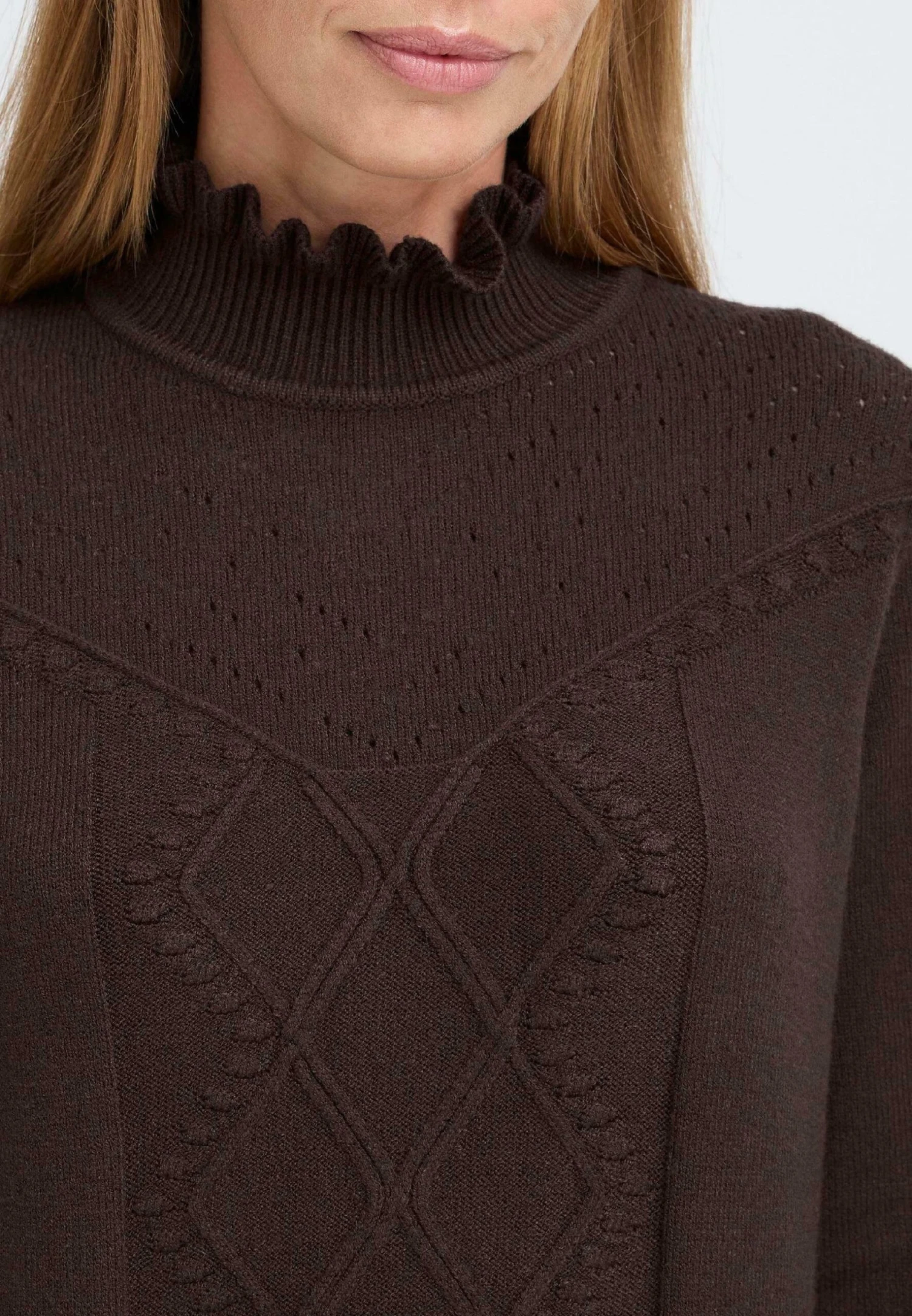 OXMO BMMNERA - Jumper - Coffee Bean 5 OXMO BMMNERA - Jumper - Coffee Bean - Image 5