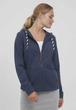 OXMO OXWanda - Zip-up Sweatshirt - Ins Bl Mel