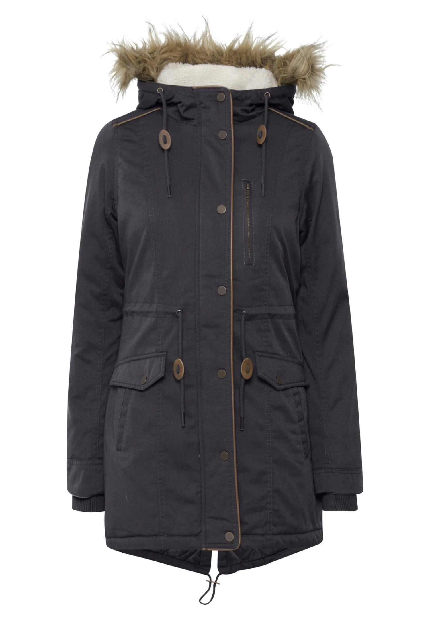 OXMO OXANNA - Parka - Black 7 OXMO OXANNA - Parka - Black - Image 7