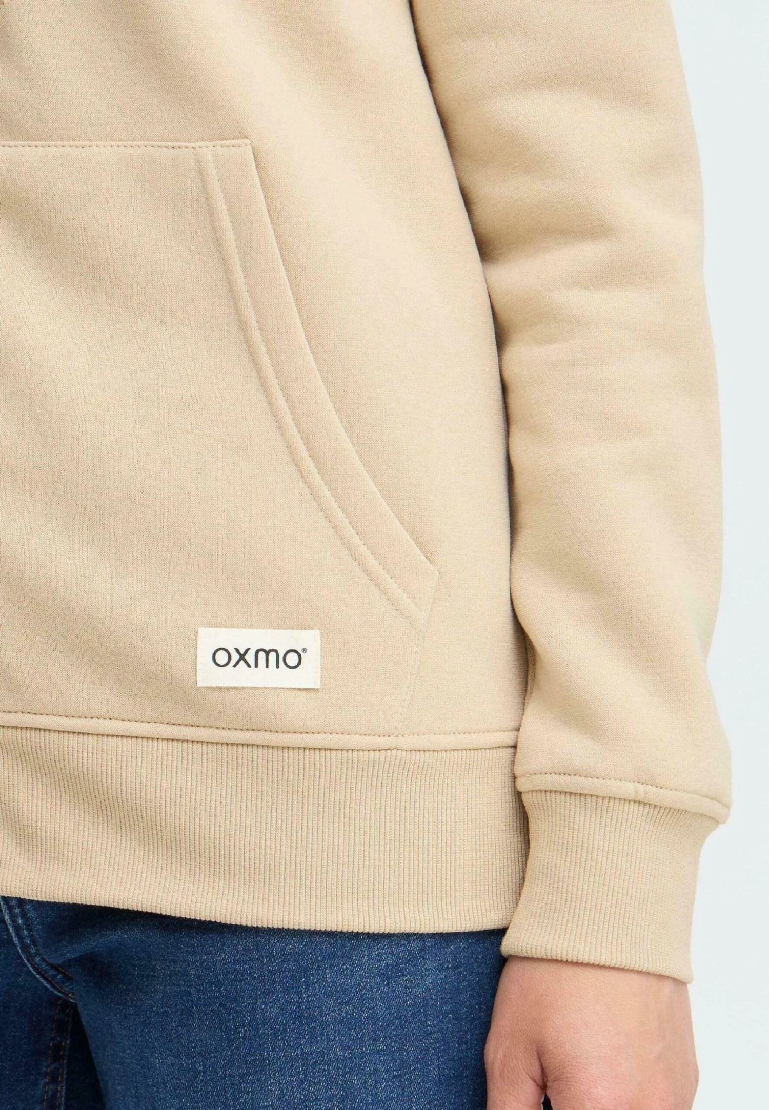 OXMO OXKAREN - Zip-up Sweatshirt - Oyster 5 OXMO OXKAREN - Zip-up Sweatshirt - Oyster - Image 5