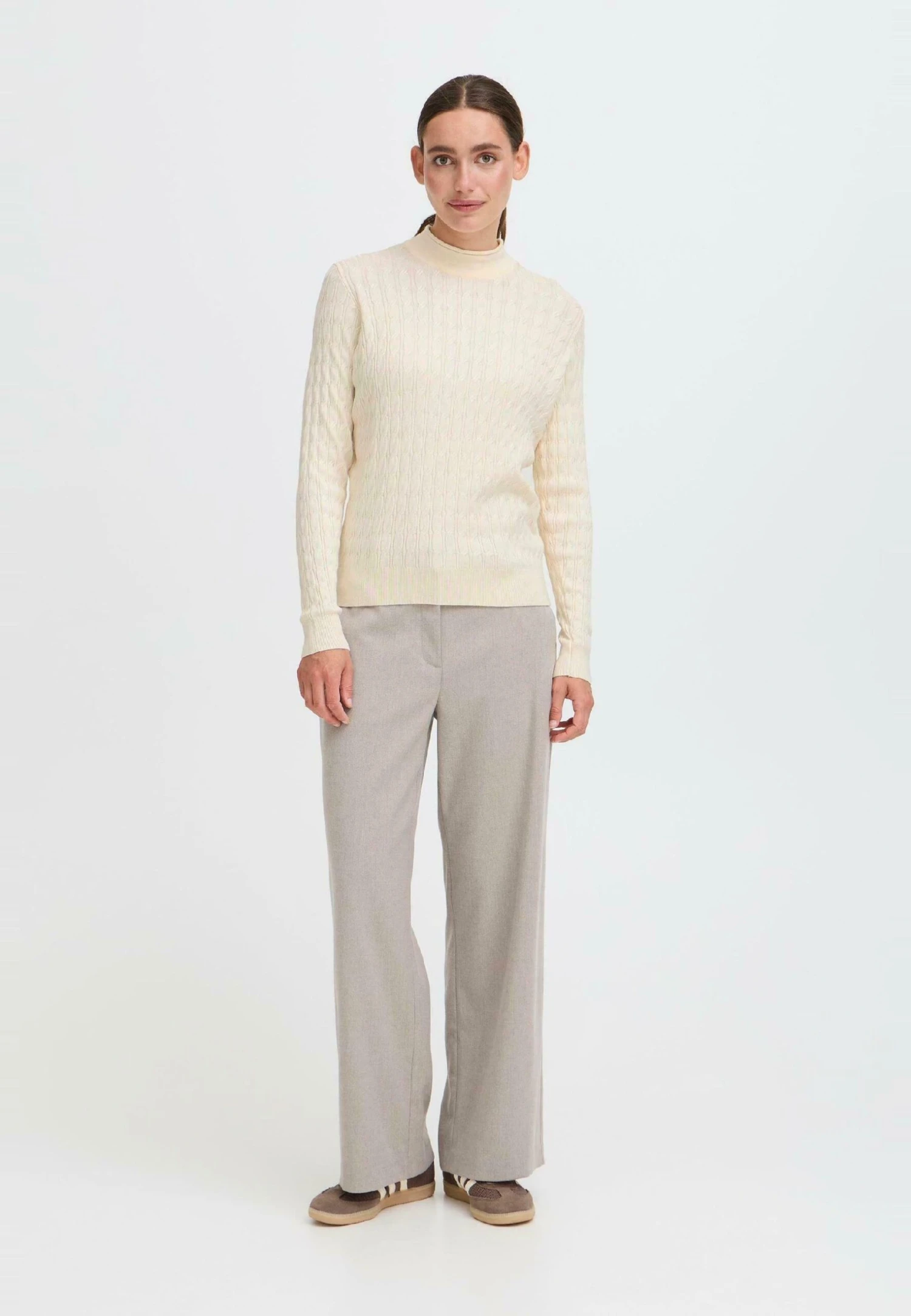OXMO IHSALLY - Jumper - Birch 2 OXMO IHSALLY - Jumper - Birch - Image 2