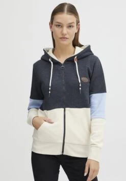 OXMO OXKate - Zip-up Sweatshirt - Total Eclipse Melange