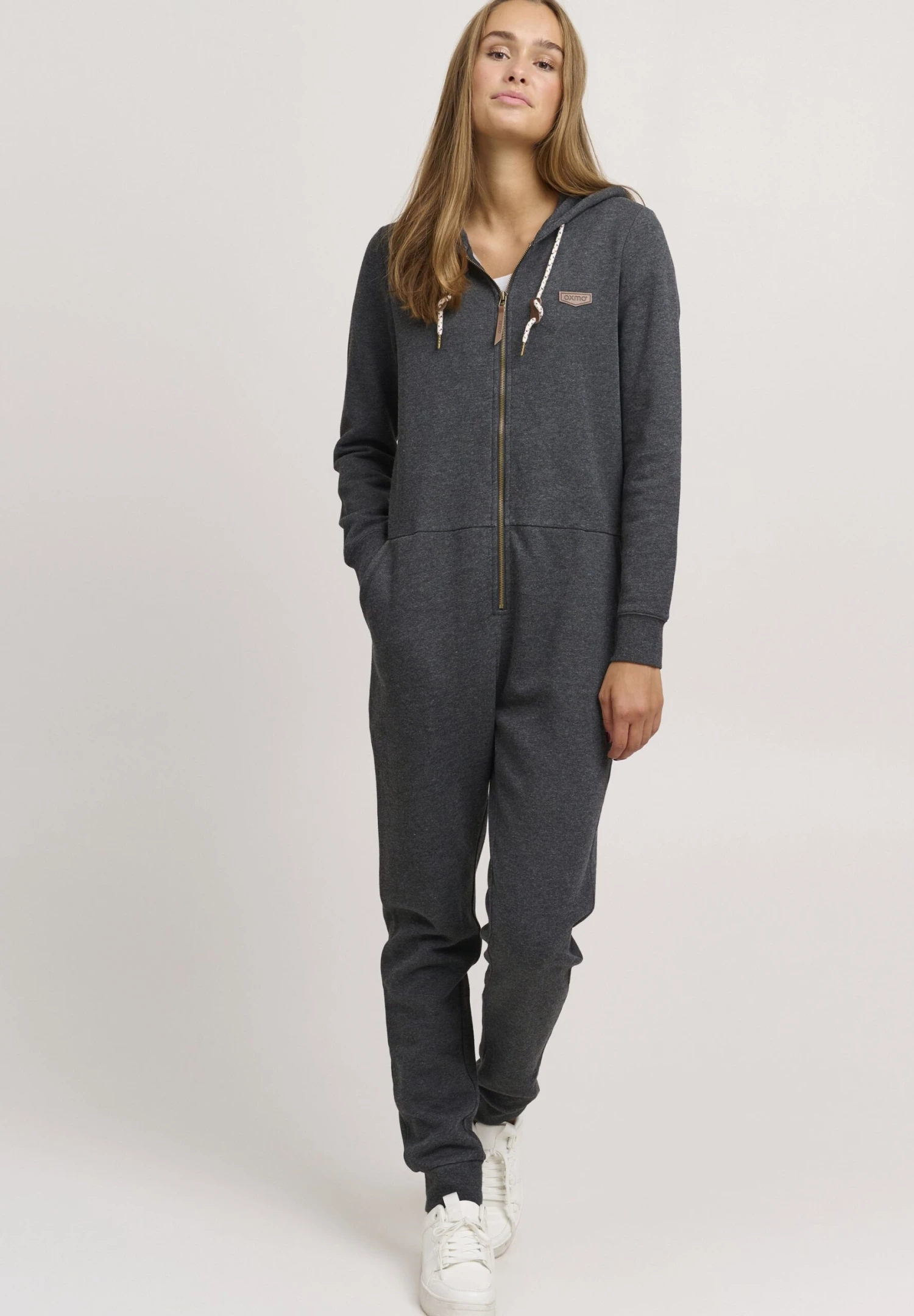 OXMO OXOva - Jumpsuit - Dar Grey M 1 OXMO OXOva - Jumpsuit - Dar Grey M