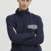 OXMO OXNyfine - Fleece Jumper - Total Eclipse