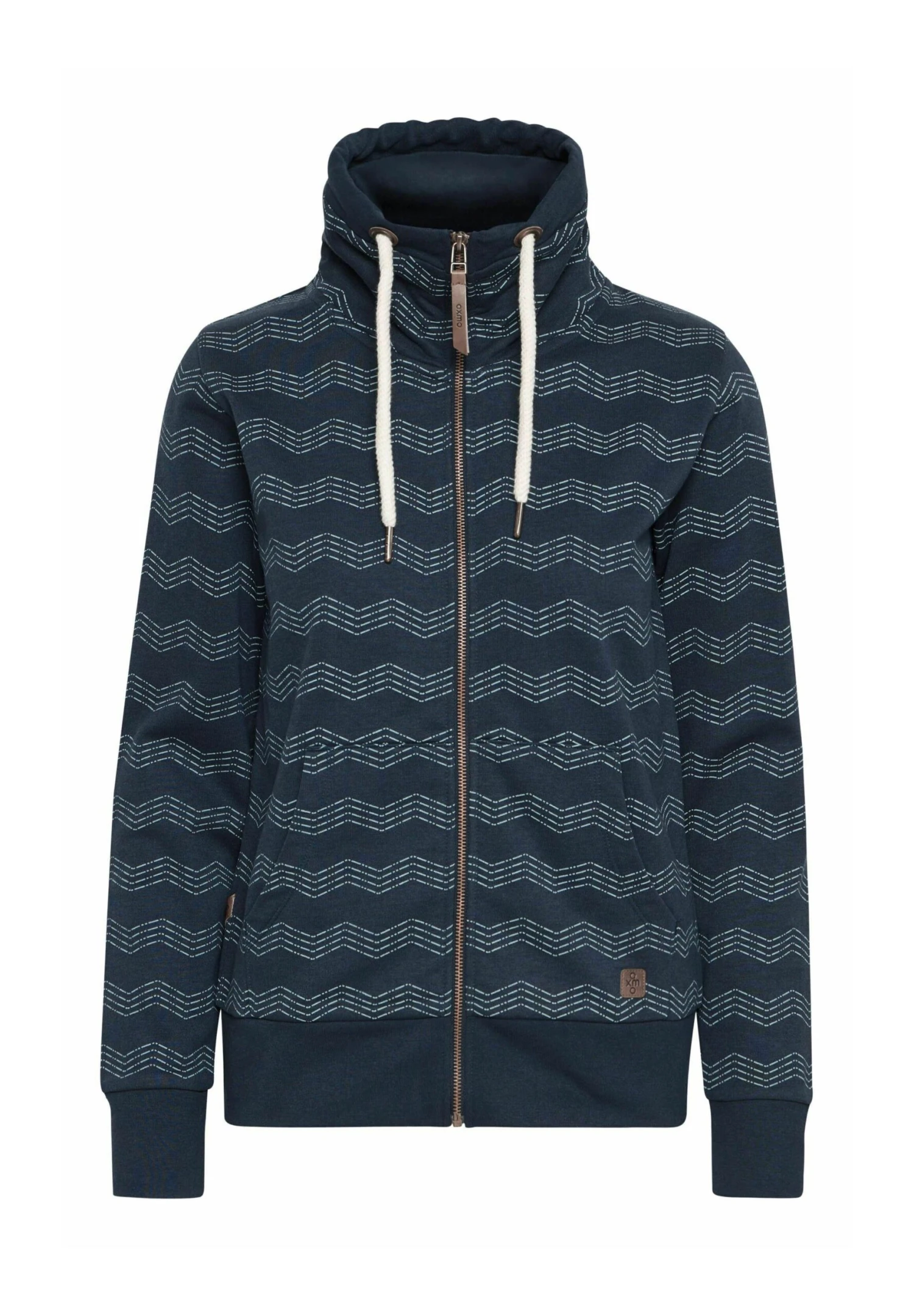 OXMO OXVANTA - Zip-up Sweatshirt - Oyster Grey Melange 7 OXMO OXVANTA - Zip-up Sweatshirt - Oyster Grey Melange - Image 7